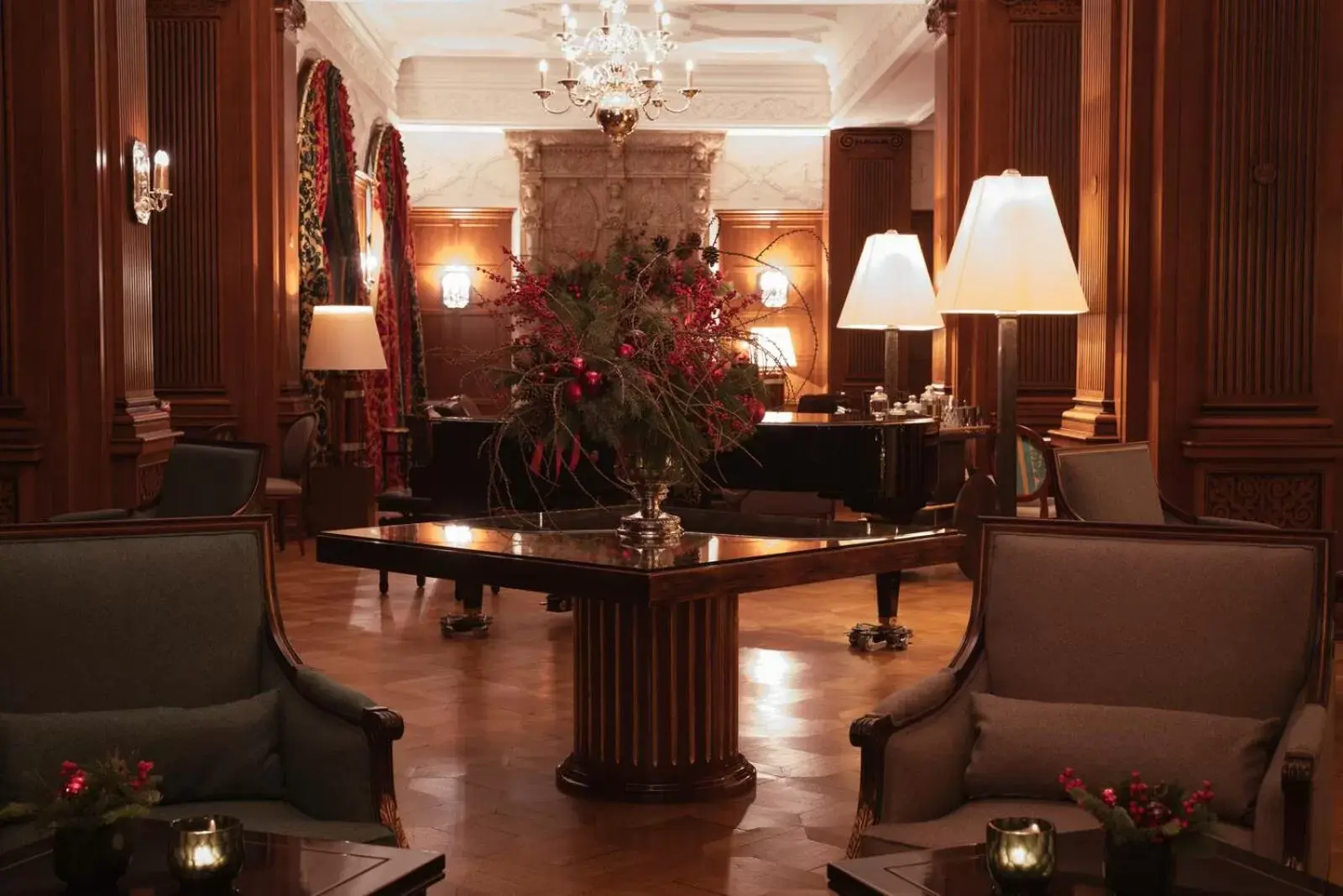 Lobby or reception, Seating Area in Carlton Hotel St Moritz - The Leading Hotels of the World