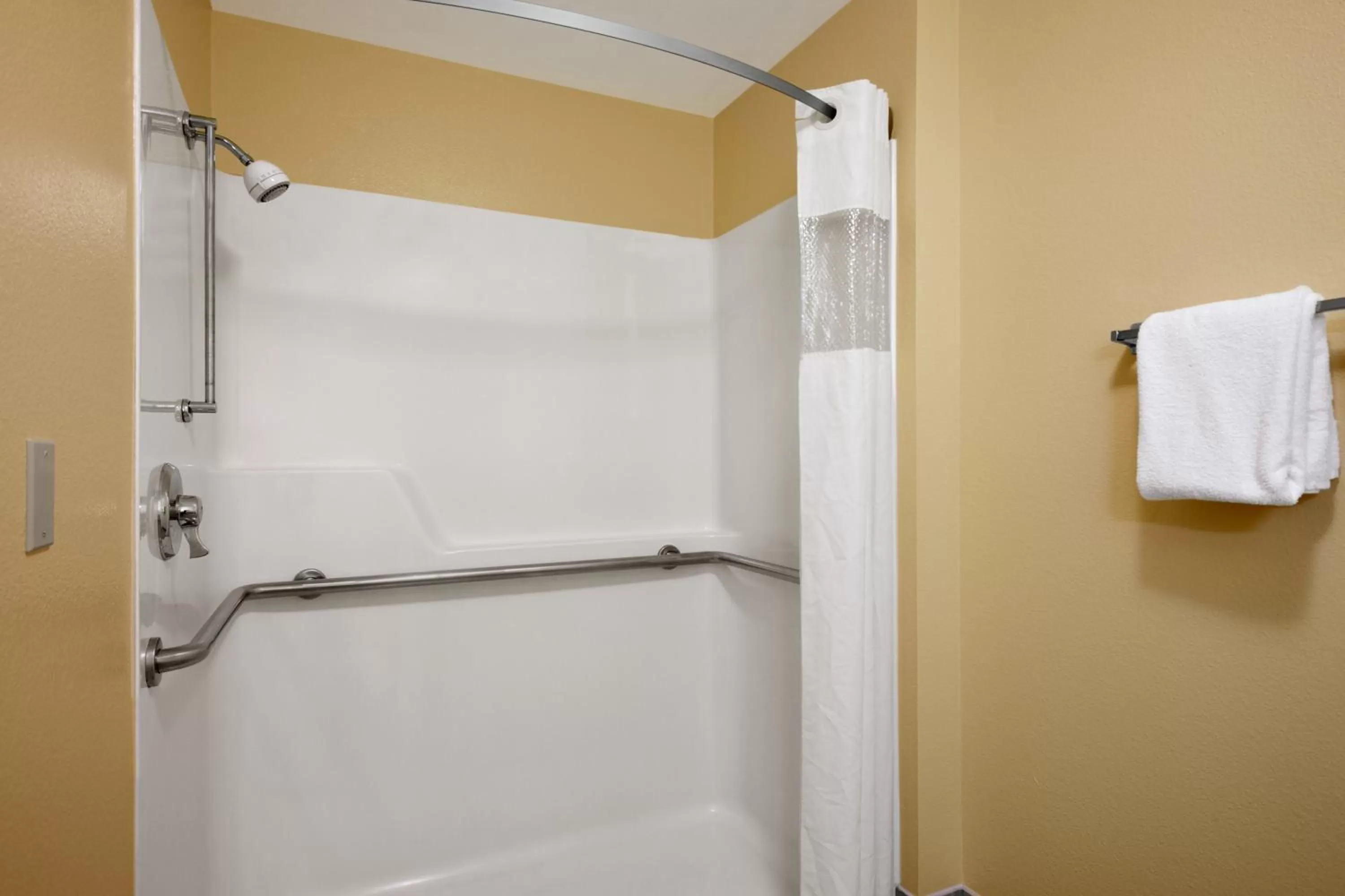 Shower in Travelodge by Wyndham Wenatchee