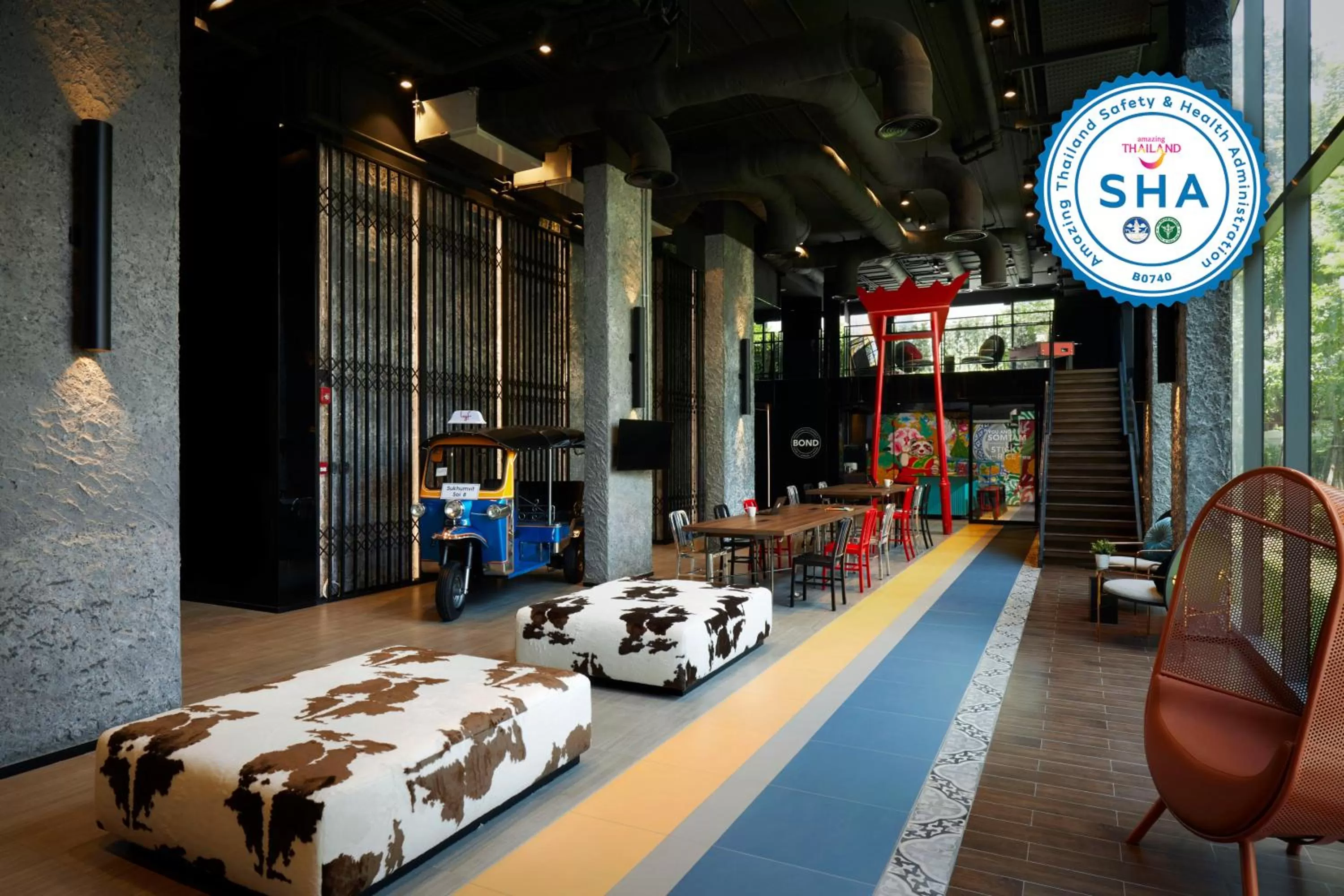 Logo/Certificate/Sign in lyf Sukhumvit 8 Bangkok