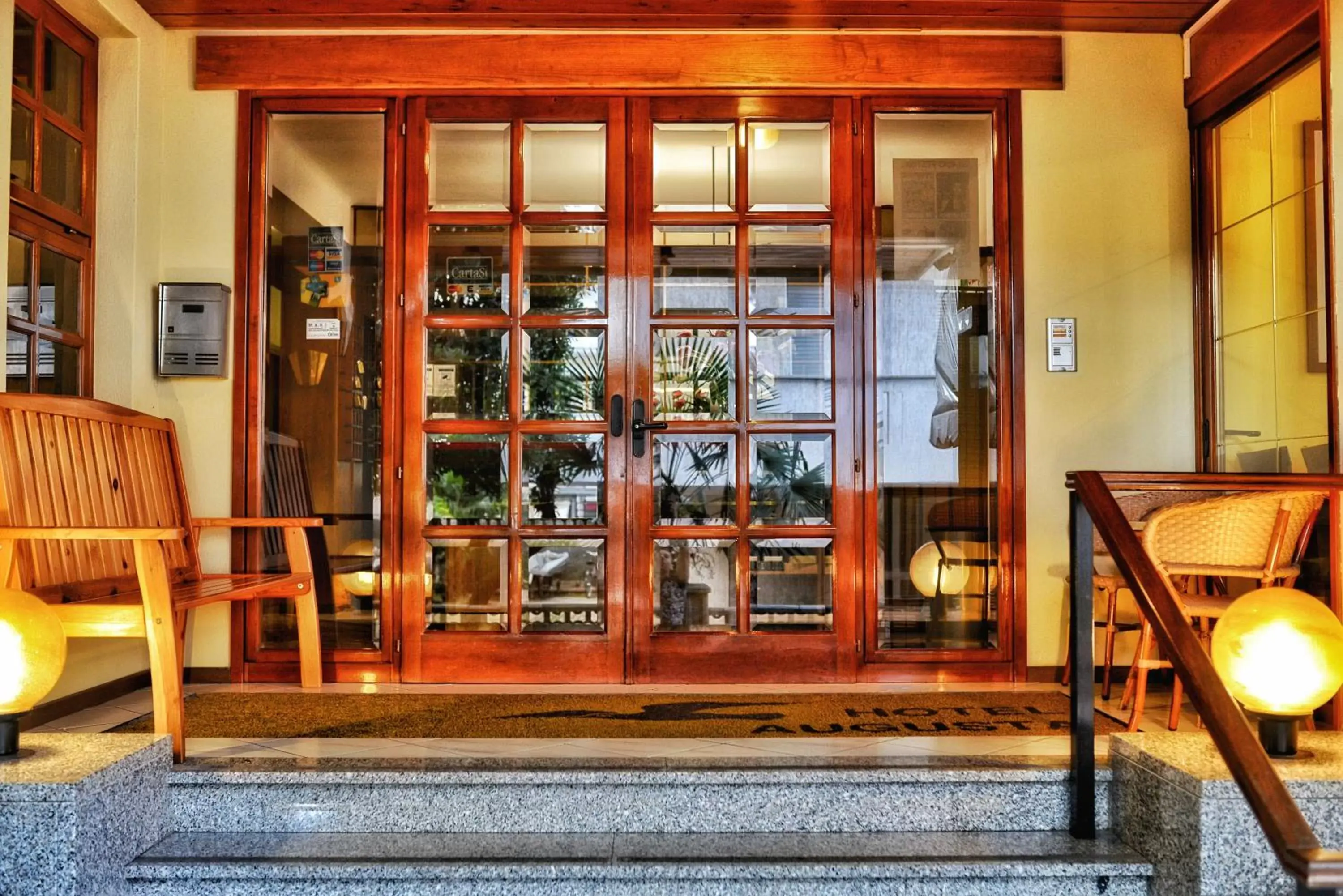 Facade/entrance in Hotel Villa Augusta