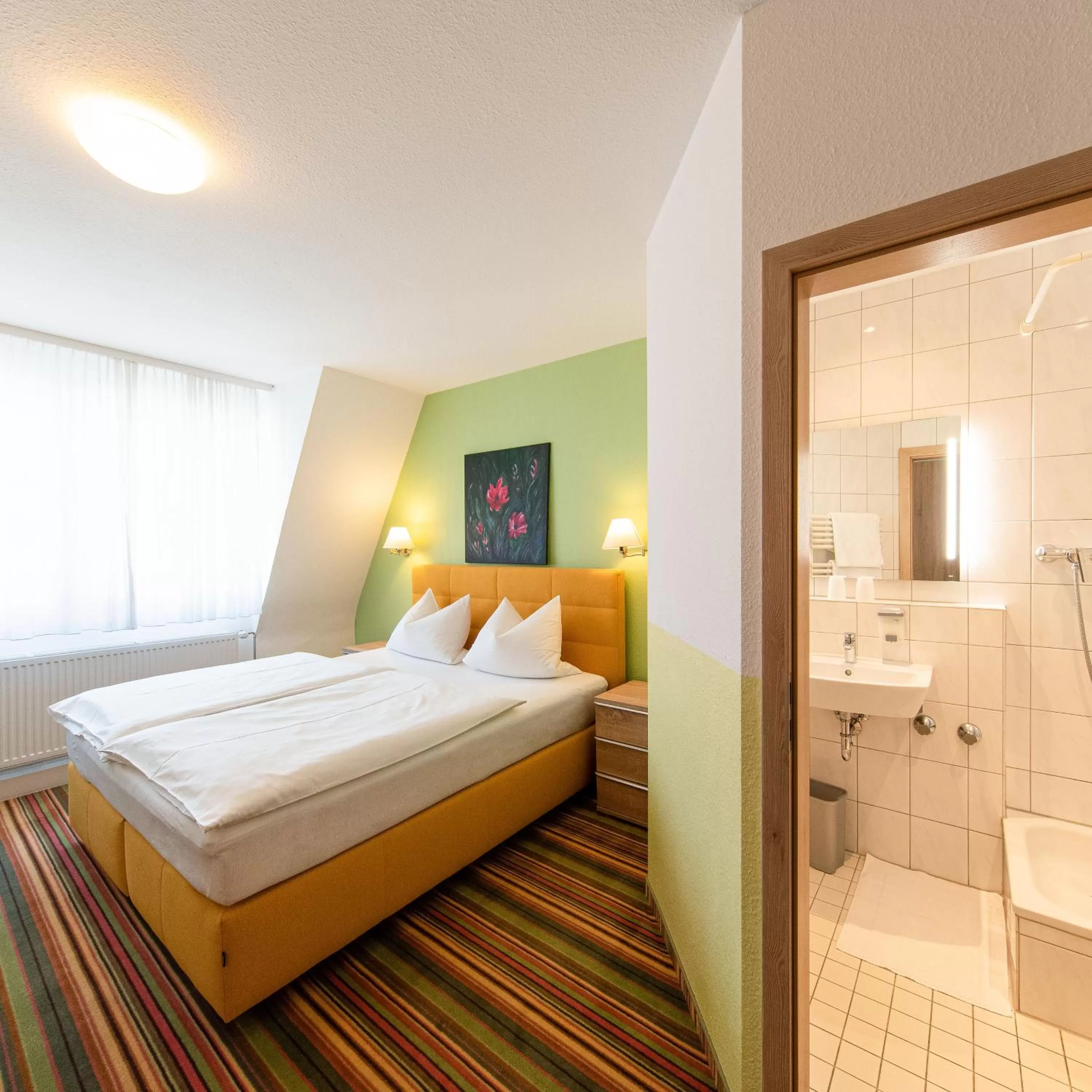 Staff, Bed in PrivatHotel Probst