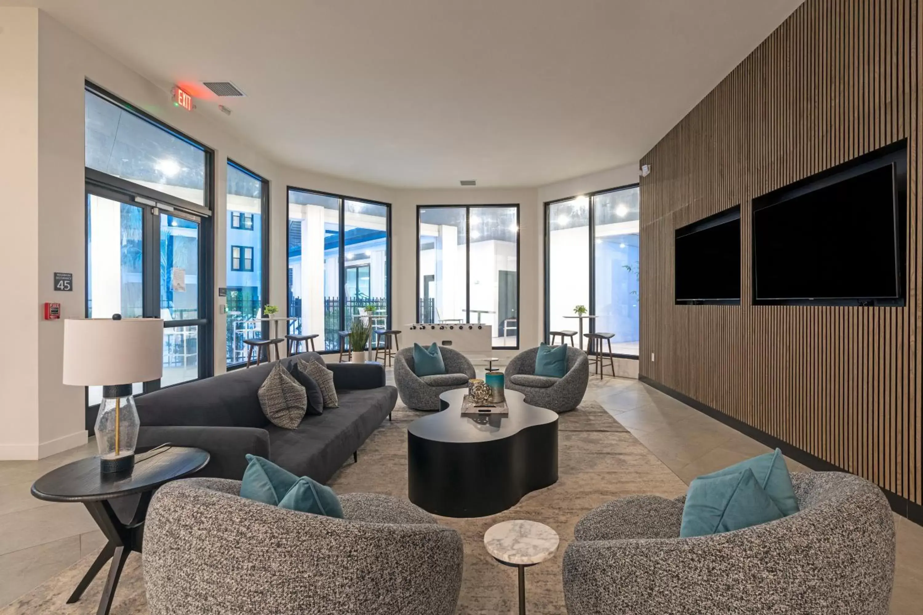 Lobby or reception, Seating Area in Westshore Apartments by Barsala