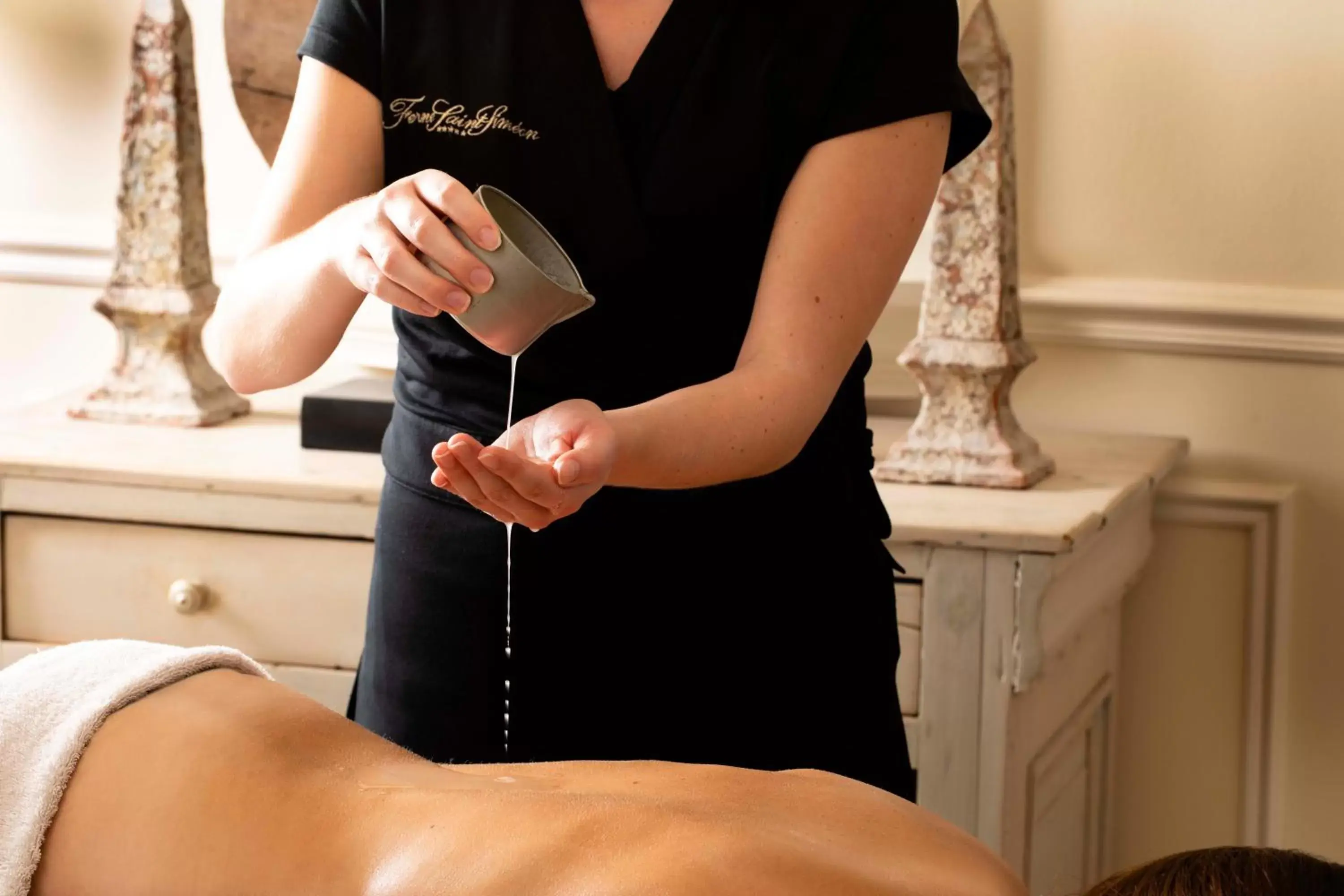 Massage in La Ferme Saint Simeon Spa - Relais & Chateaux