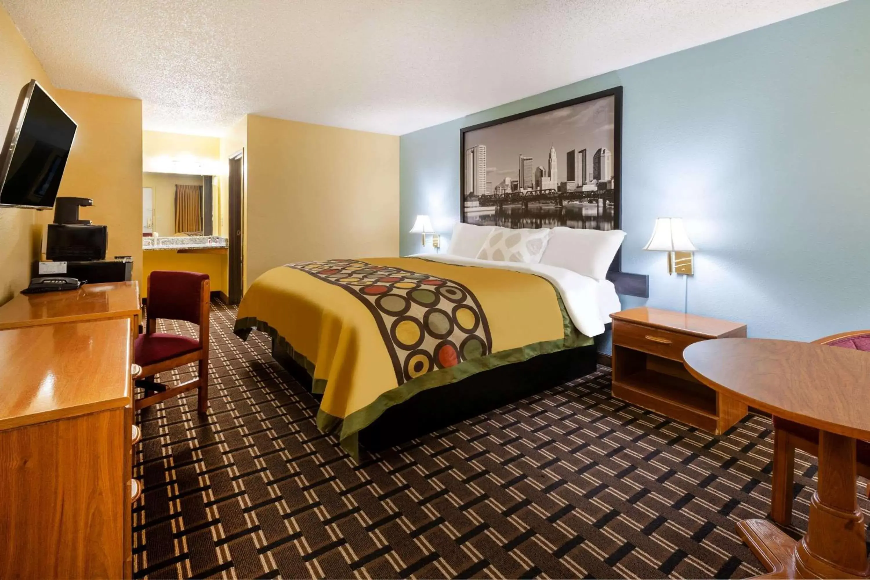 Bedroom, Bed in Super 8 by Wyndham Newcomerstown Bedroom, Bed in Super 8 by Wyndham Newcomerstown