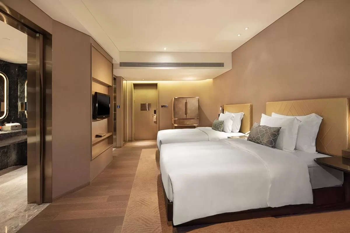 Bed in Grand Bay Hotel Zhuhai