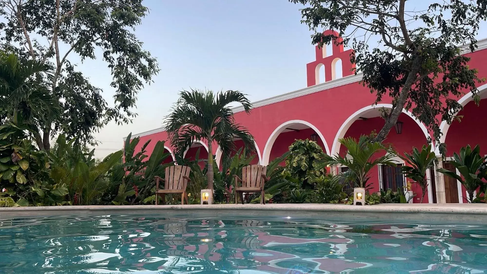 Swimming Pool in Hacienda María Elena Yucatán
