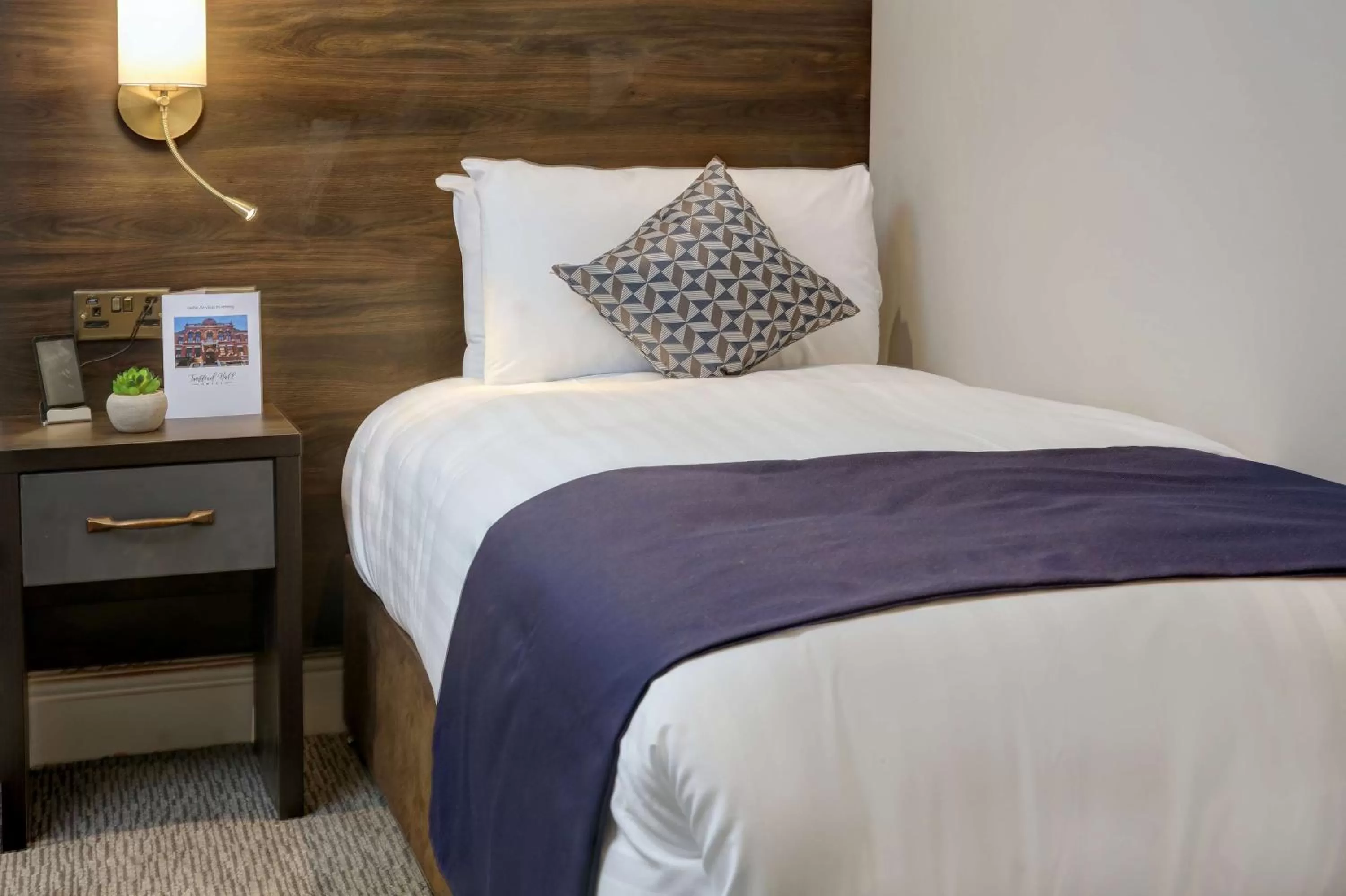 Photo of the whole room, Bed in Trafford Hall Hotel Manchester, Trademark Collection by Wyndham