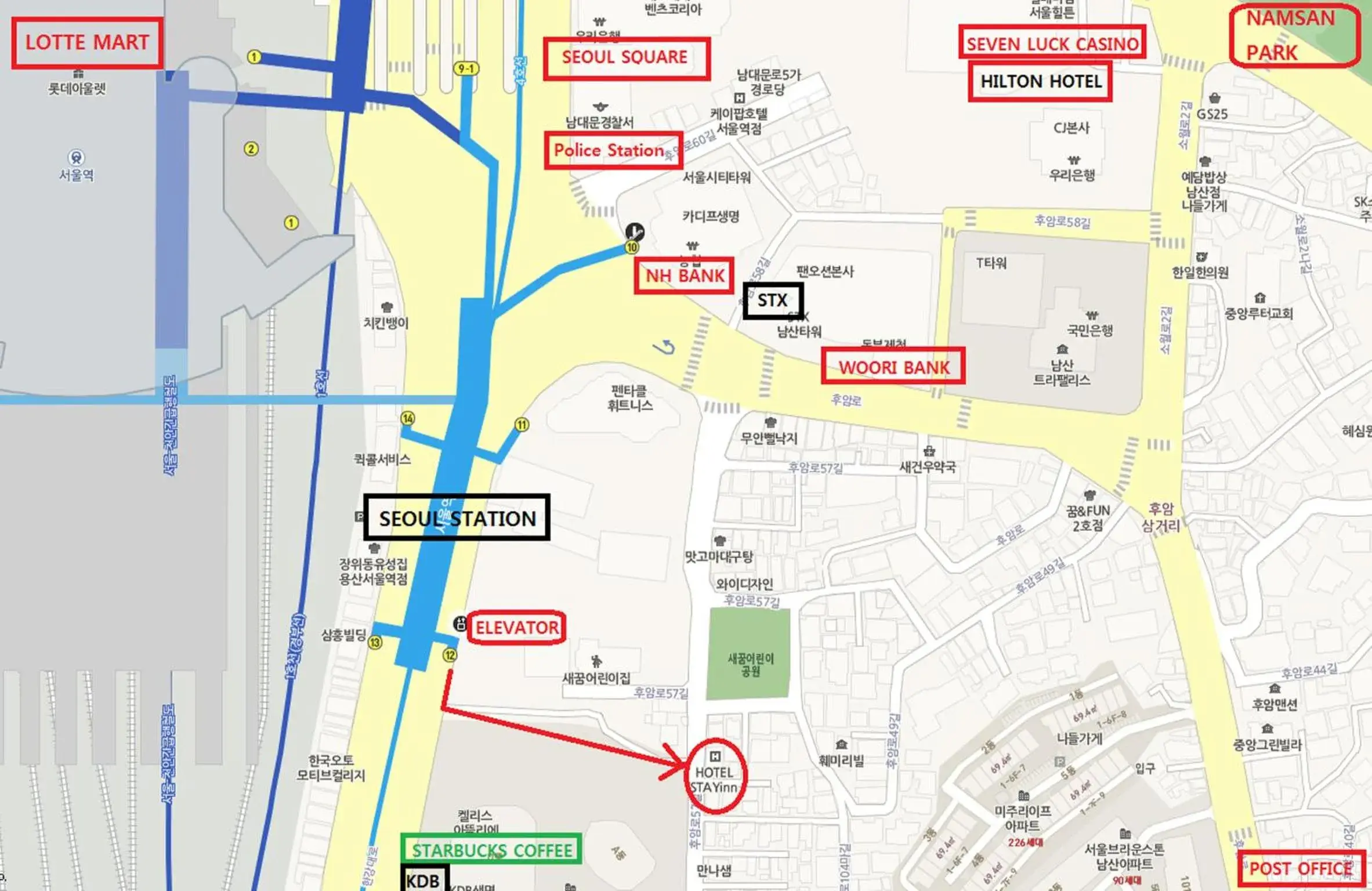 Other, Floor Plan in Hotel Stay Inn Seoul Station