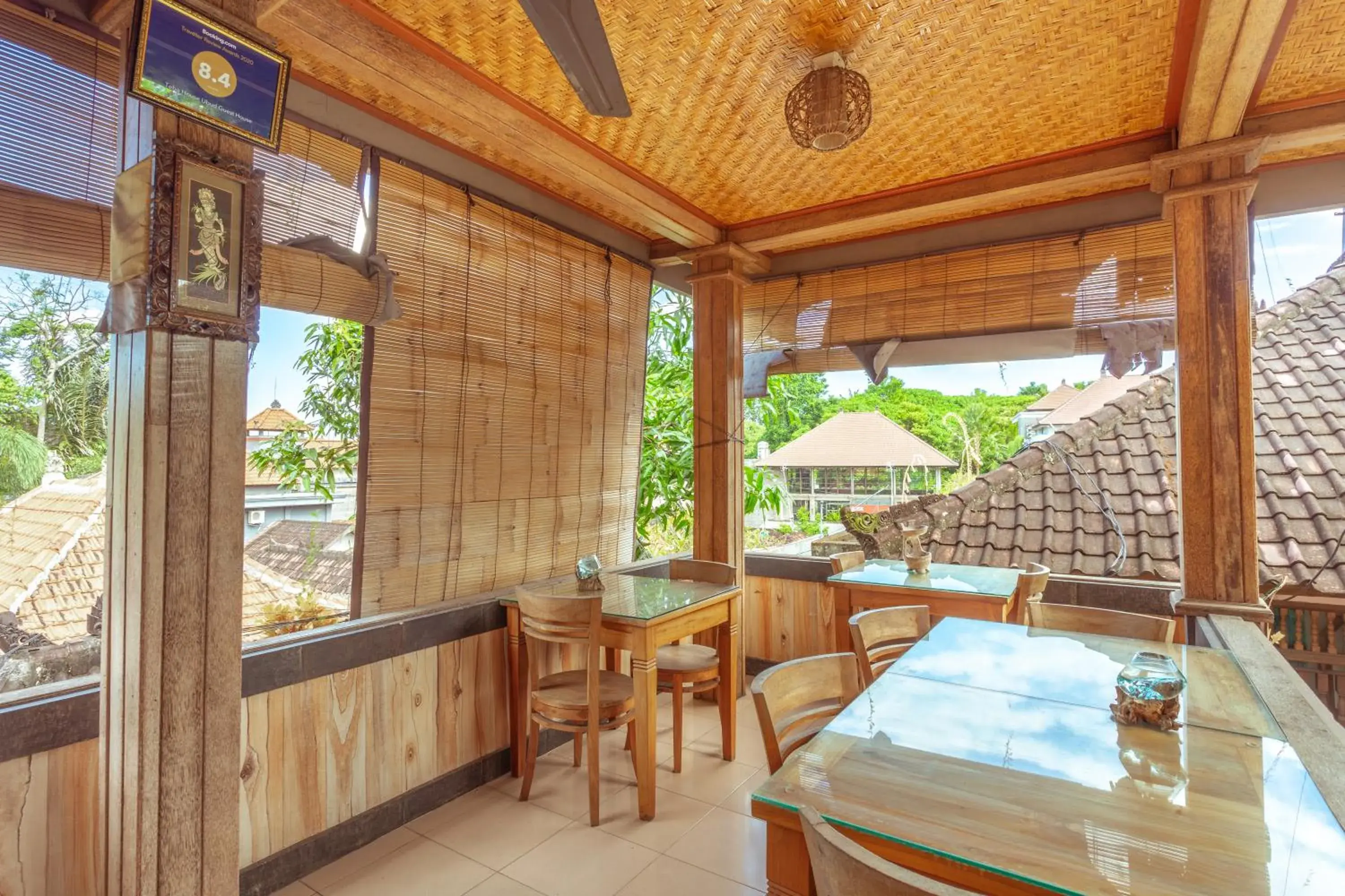 Dining area in Teba House Ubud by ecommerceloka