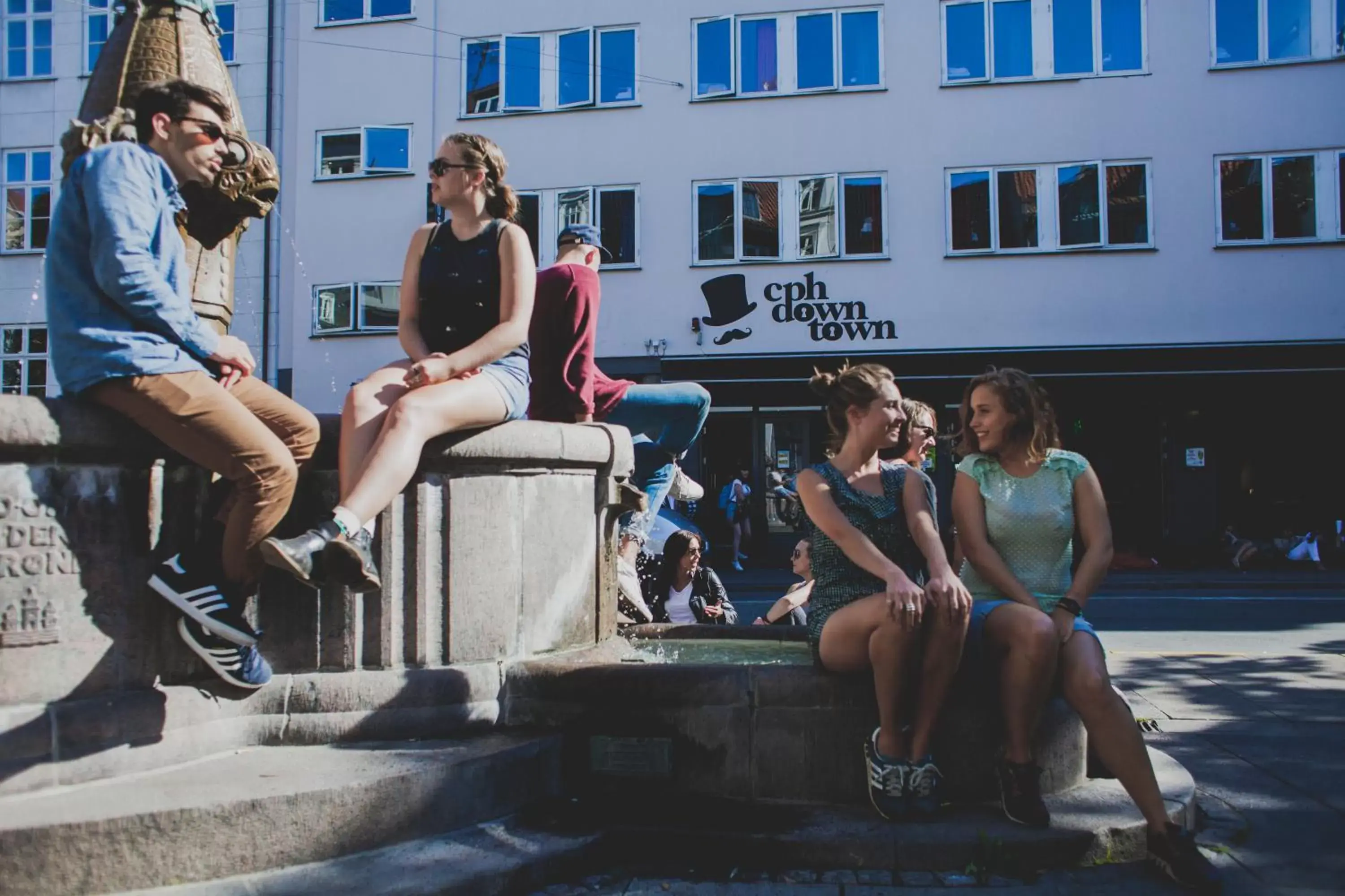 Facade/entrance in Copenhagen Downtown Hostel Facade/entrance in Copenhagen Downtown Hostel