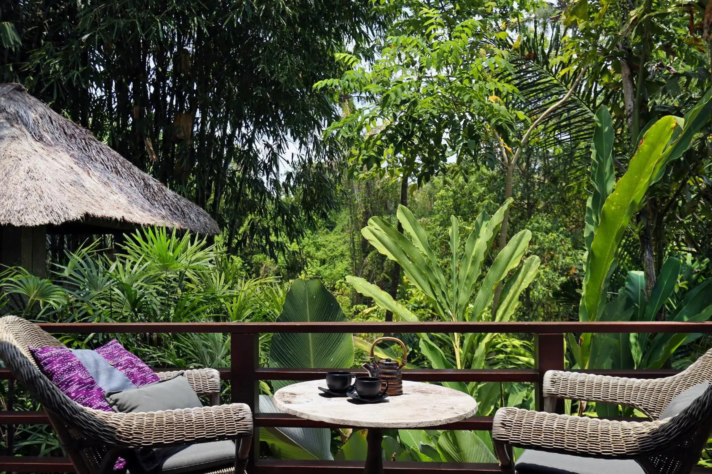 Balcony/Terrace in The Purist Villas & Spa Ubud