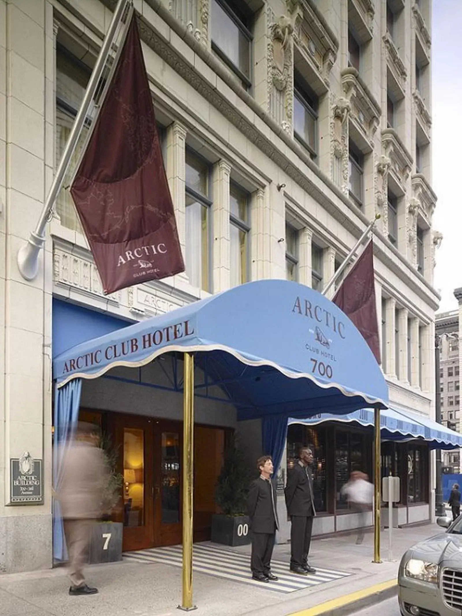 Facade/Entrance in Arctic Club Hotel