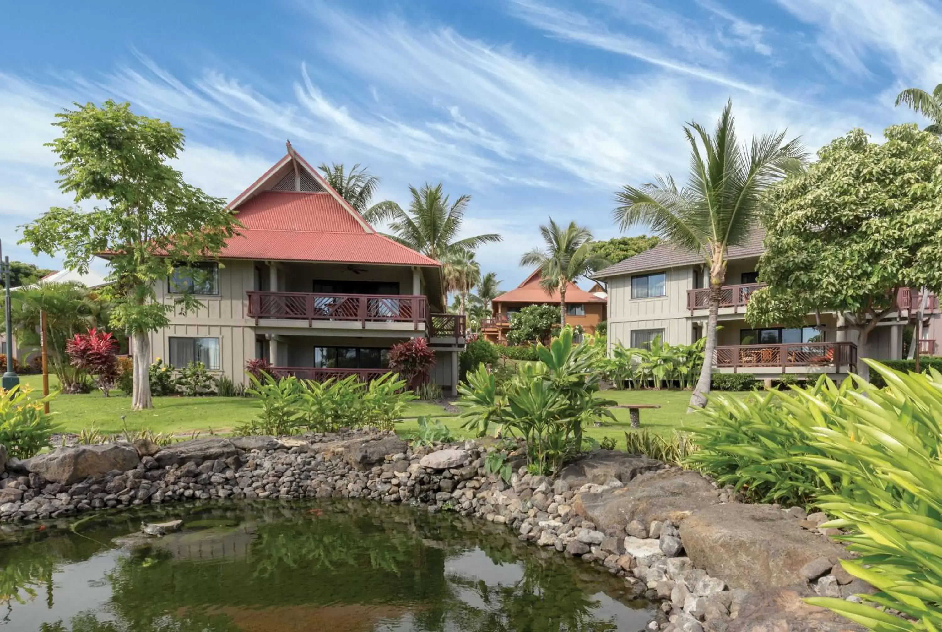 Lake view, Property Building in Wyndham Kona Hawaiian Resort