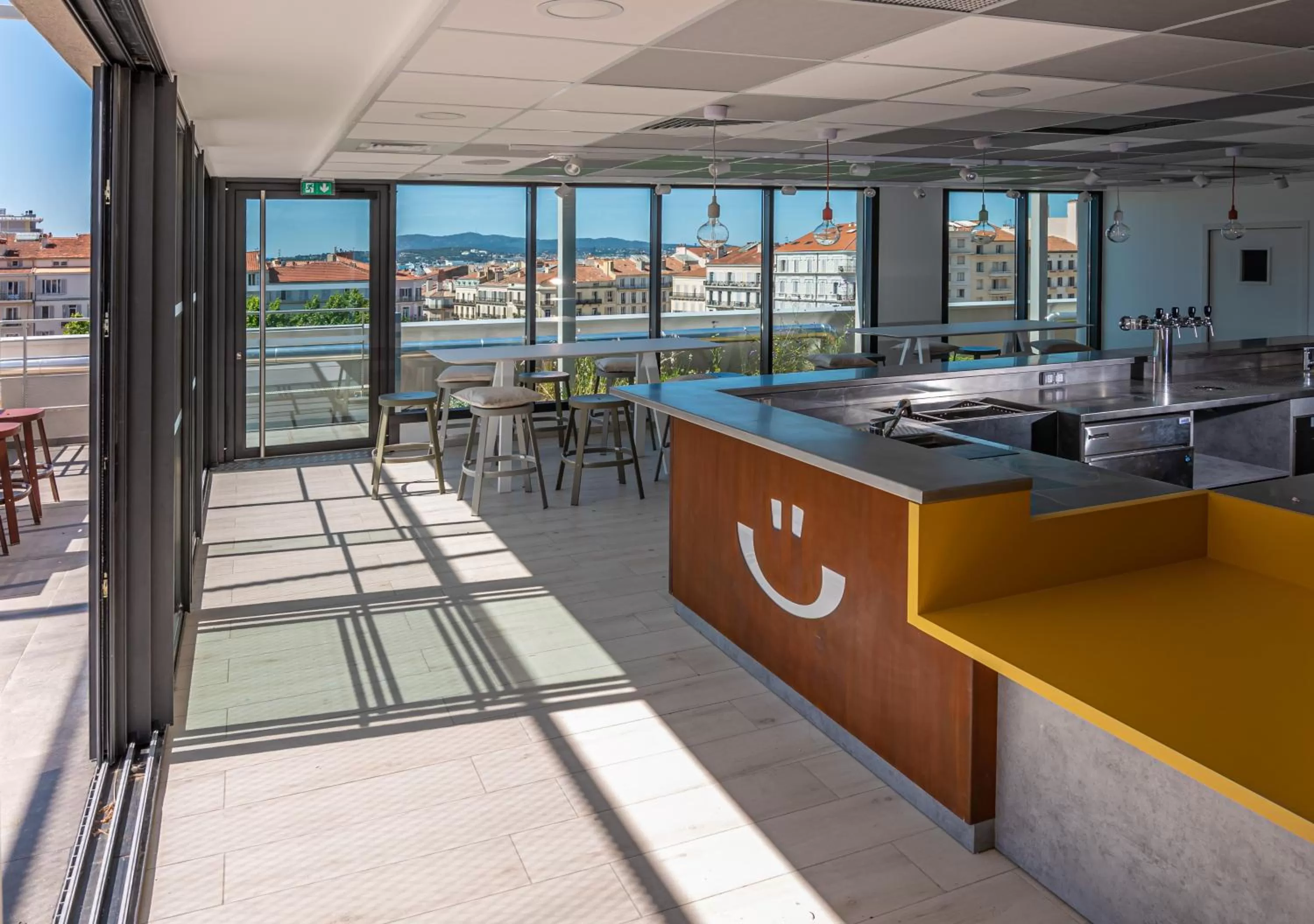 Patio in Apparthotel Privilodges Toulon