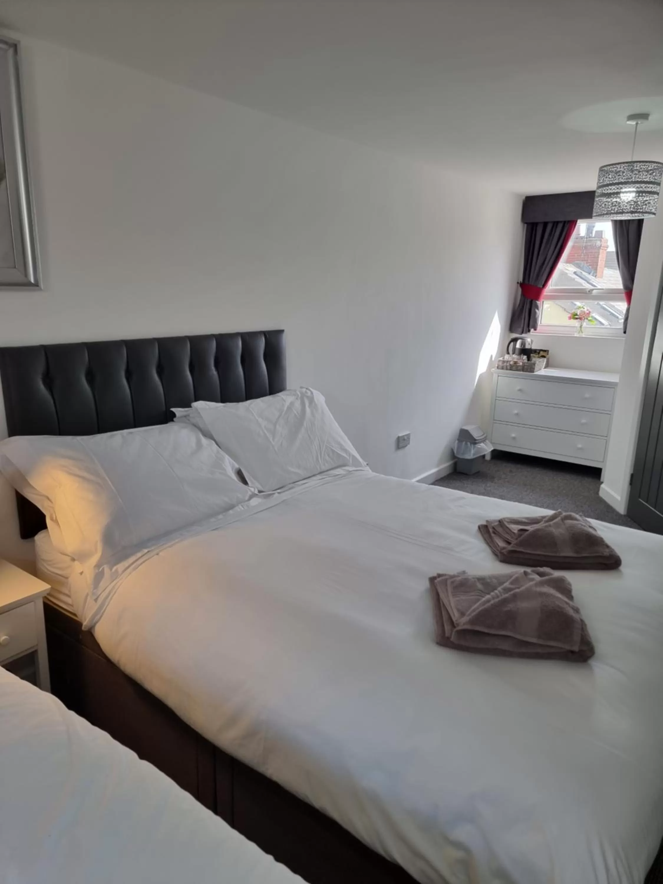 Bed in Langley House Hotel