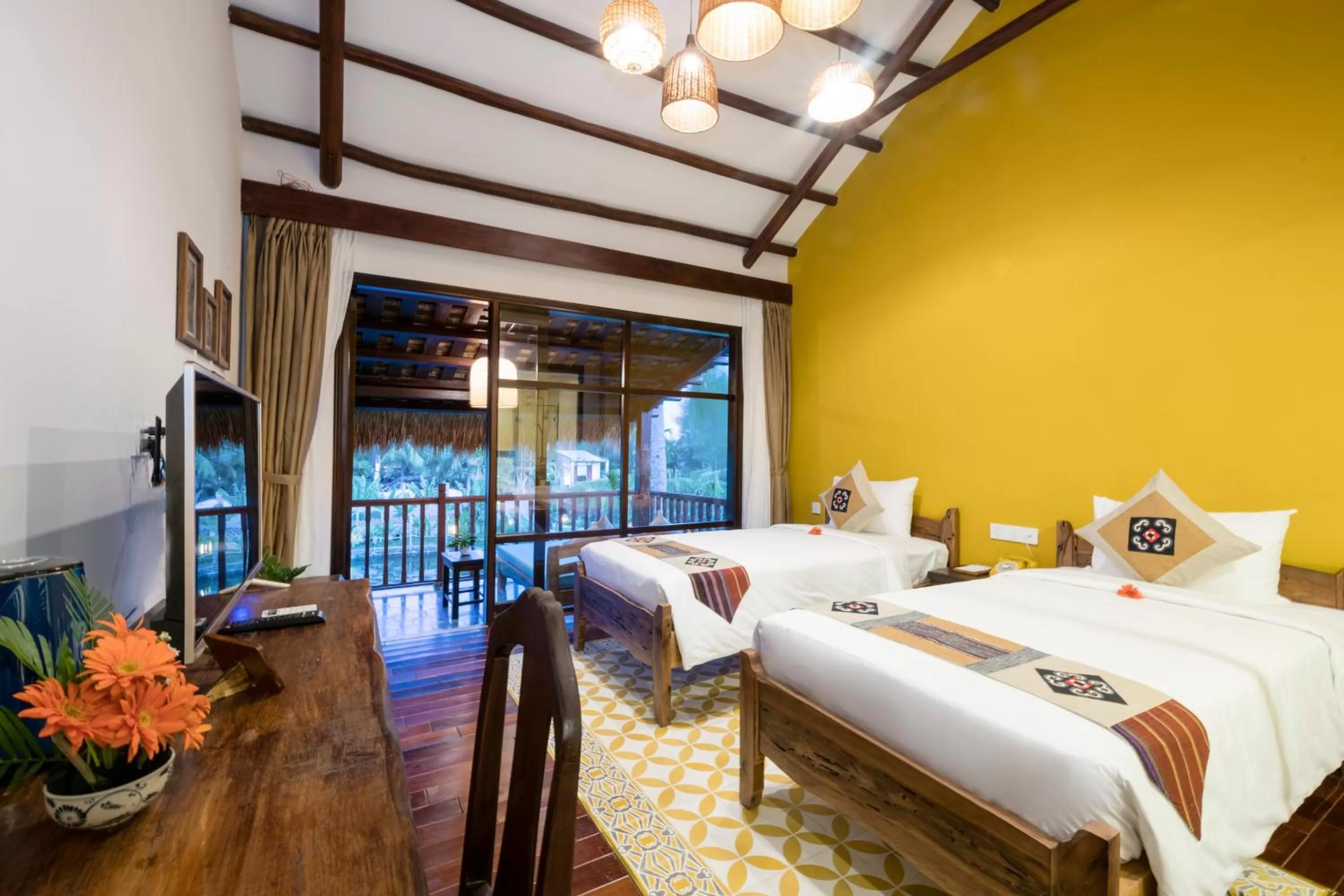 Photo of the whole room, Bed in Zest Resort & Spa Hoi An