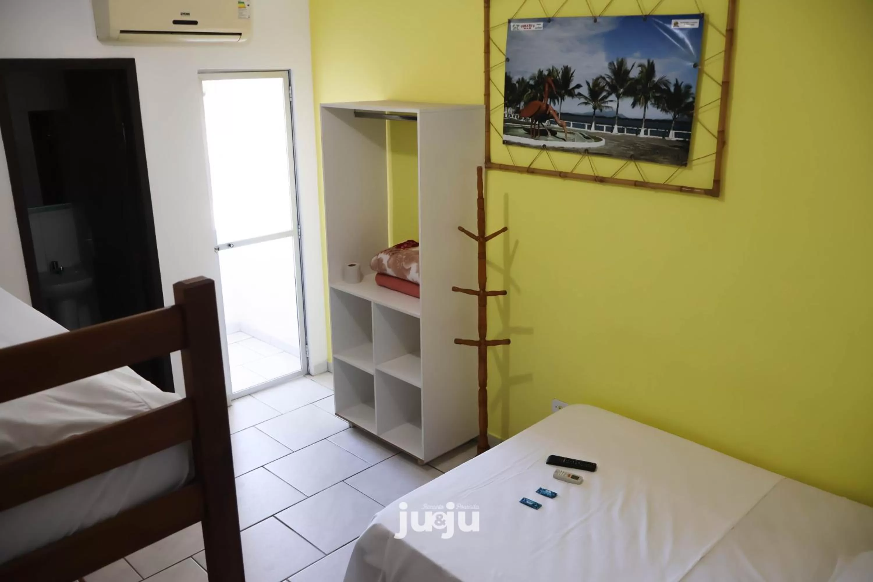 Bed in Pousada Ju&Ju à 400 mts DA PRAIA