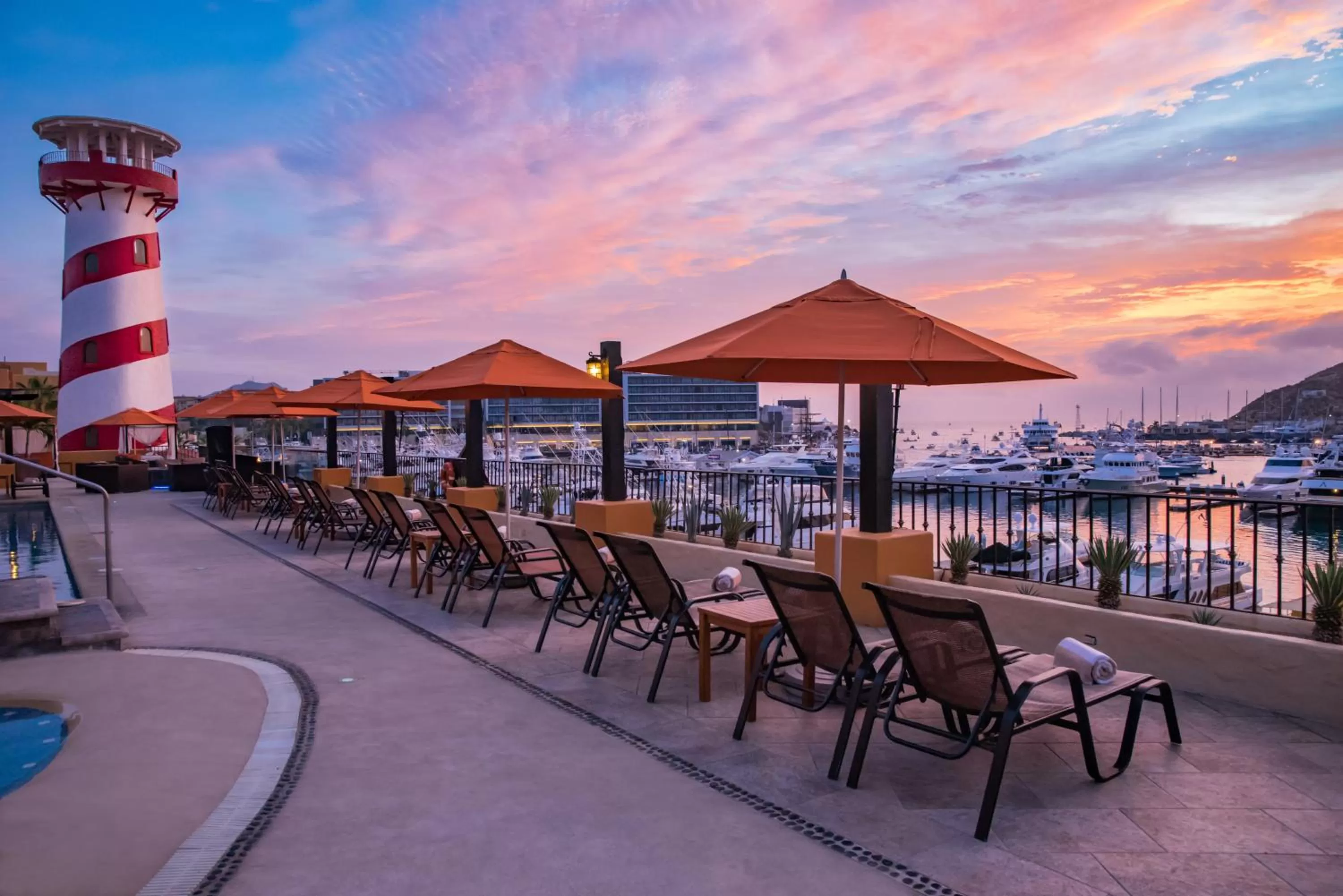 Patio in Hotel Tesoro Los Cabos