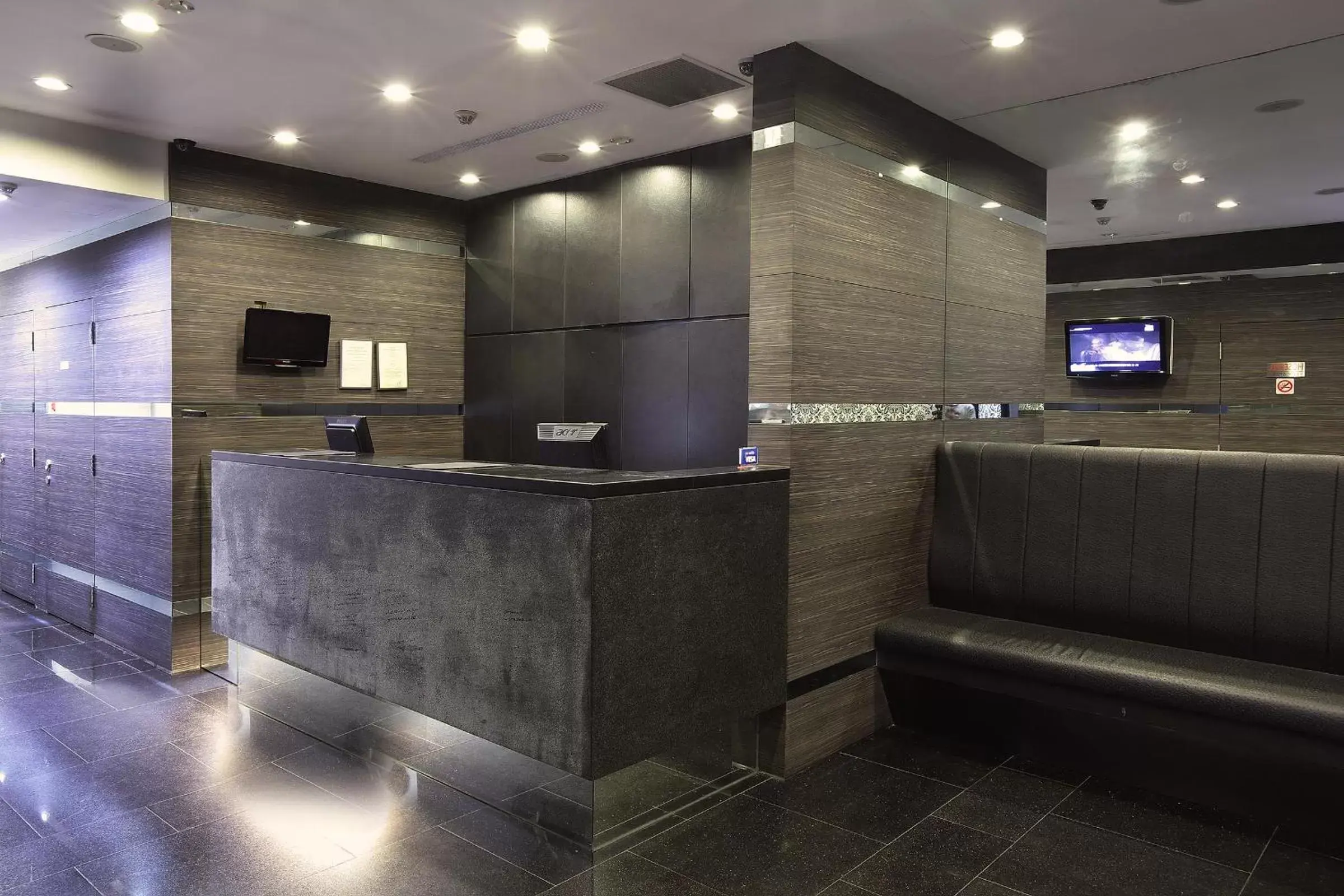 Lobby or reception in Value Hotel Nice Lobby or reception in Value Hotel Nice