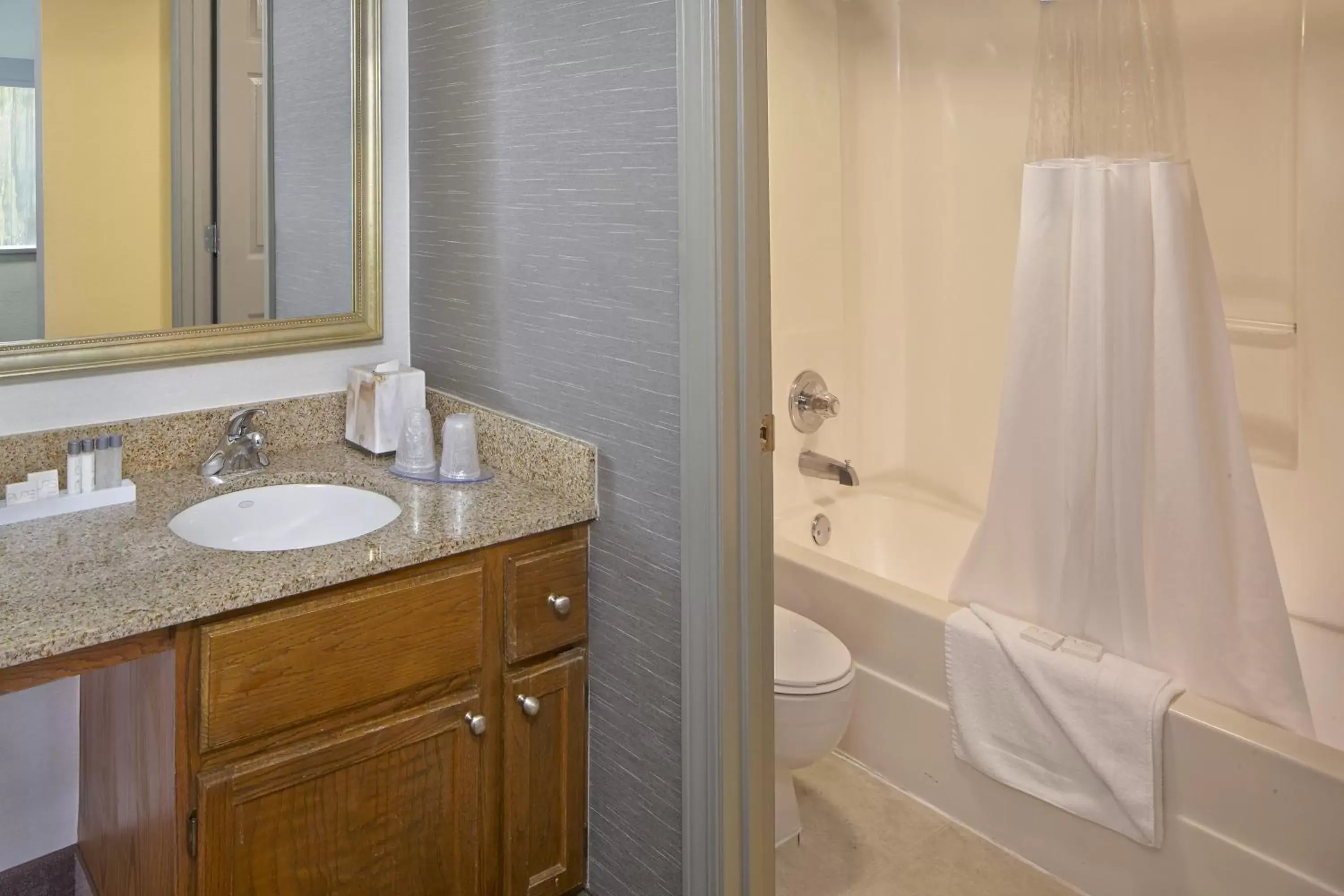 Bathroom in New Haven Village Suites