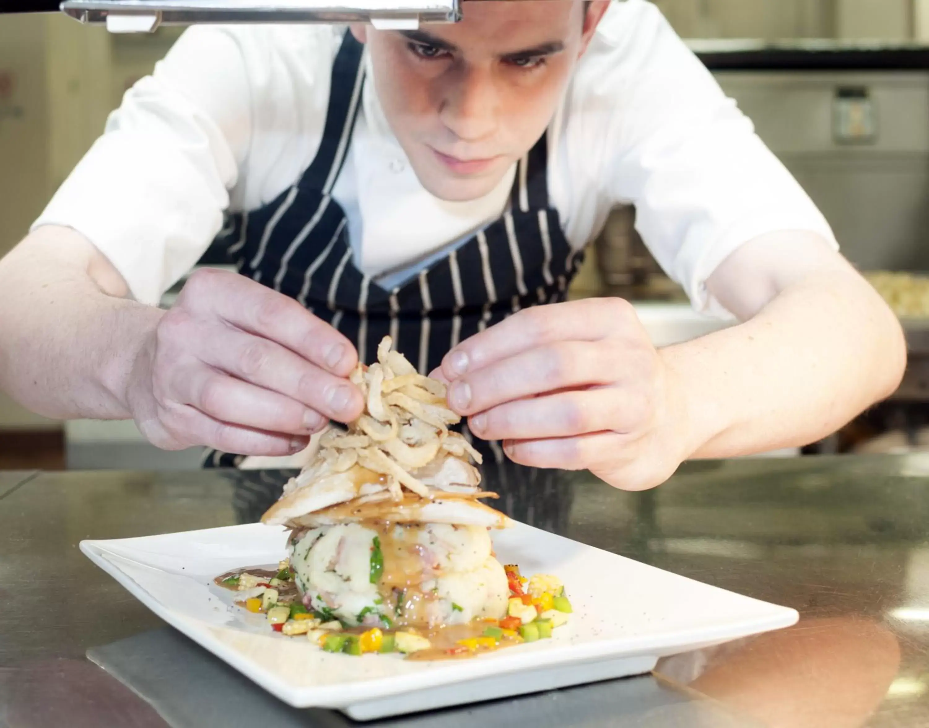 Staff, Food in Dunsilly Hotel