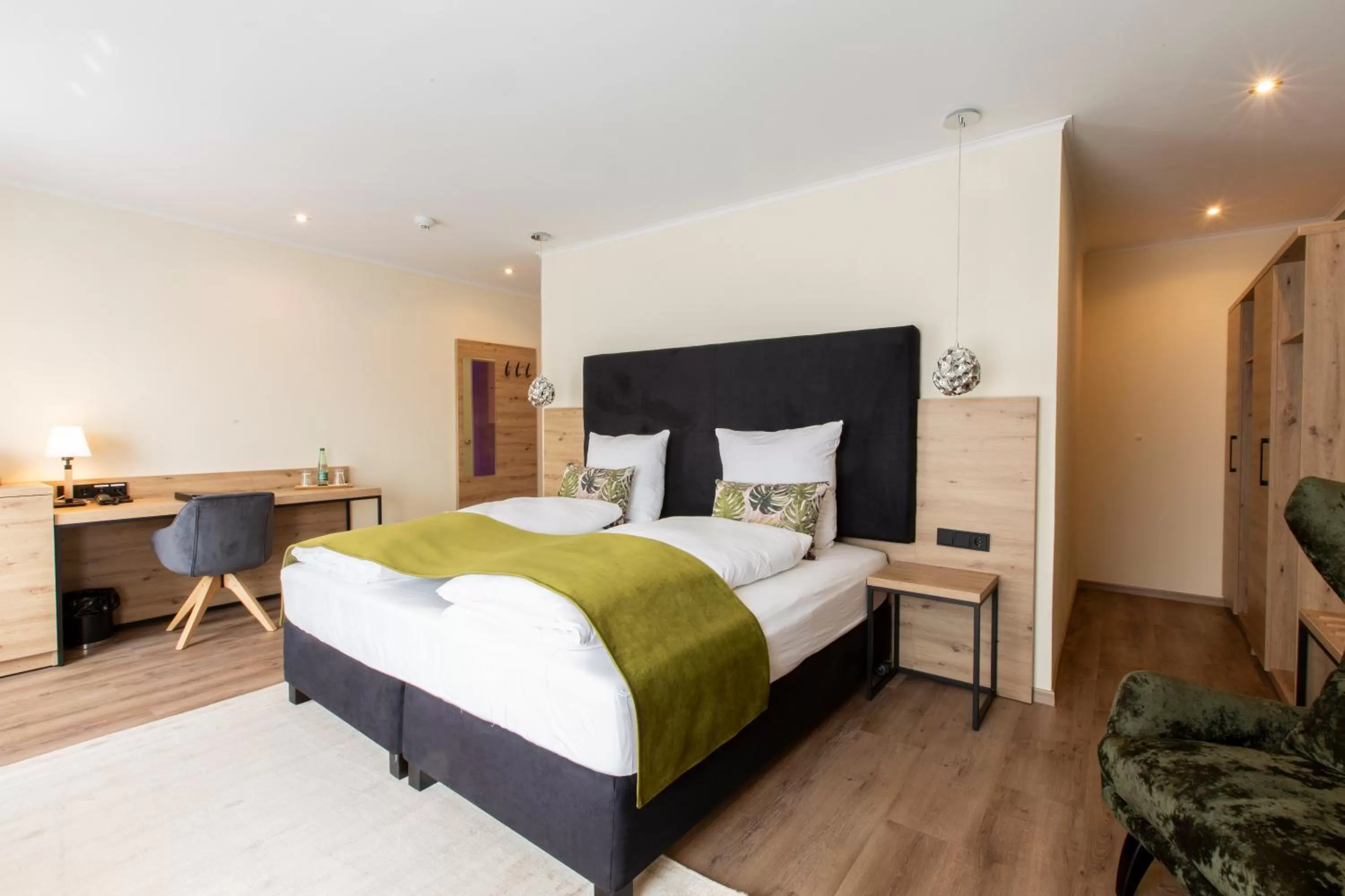 Bed in Stadthotel Lichtenfels