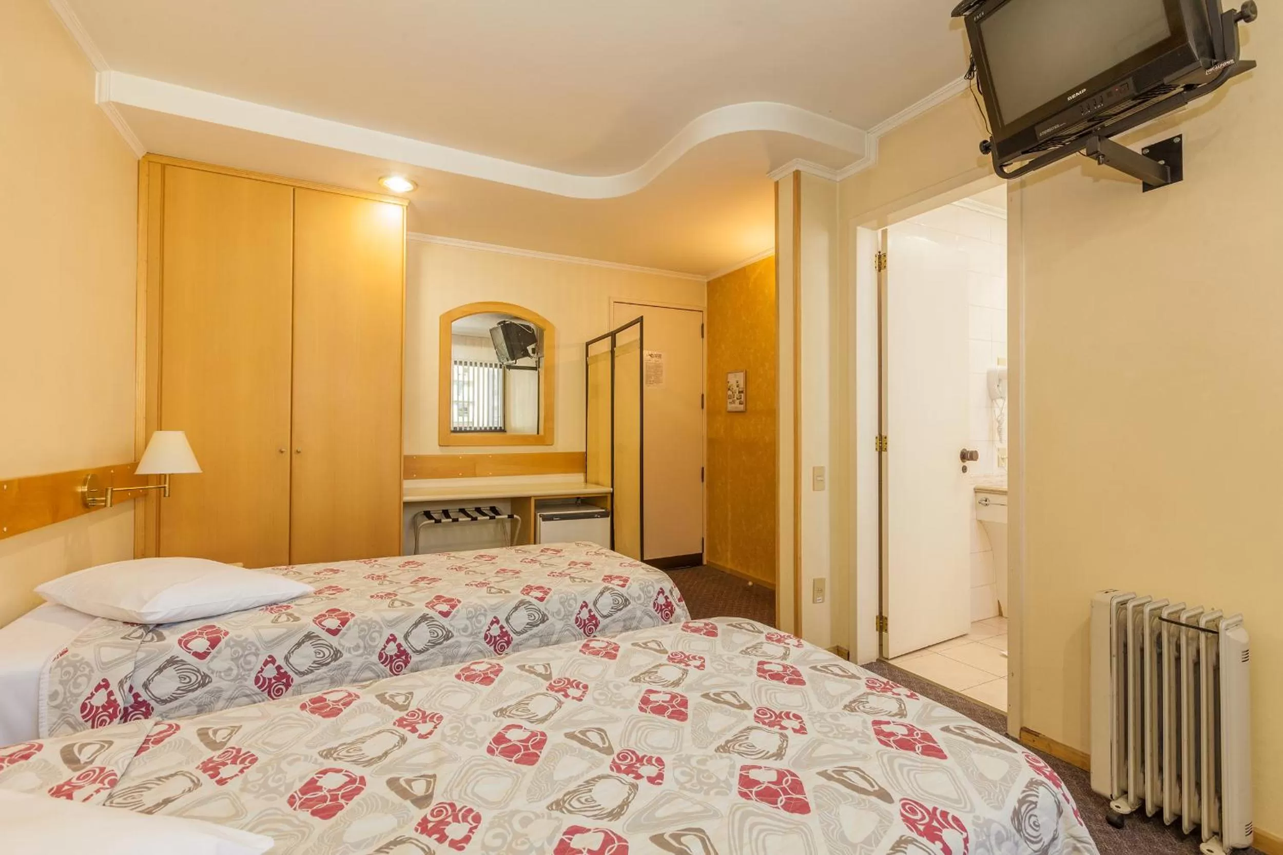 Bed in Tri Hotel Smart Caxias