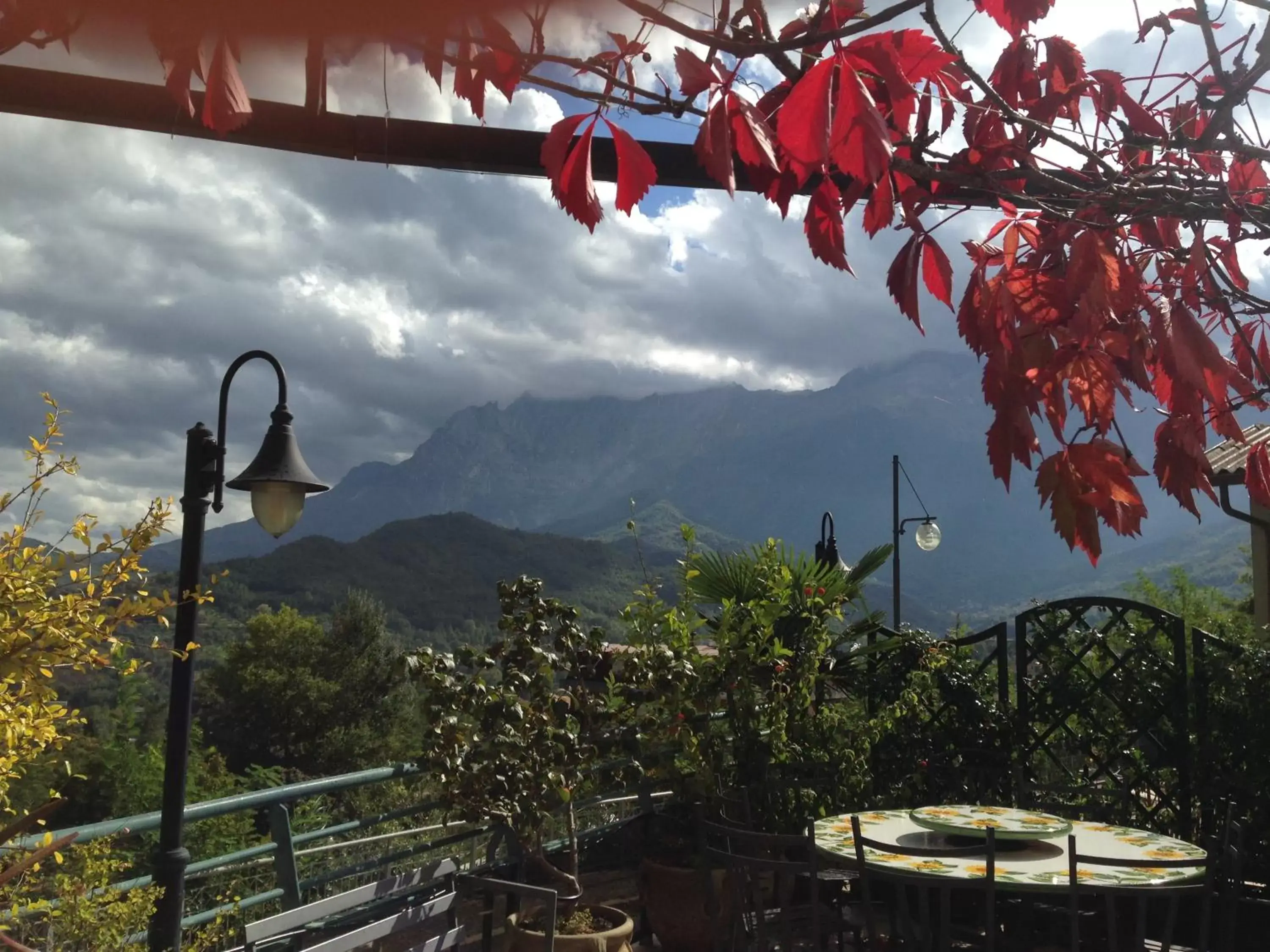 View (from property/room), Mountain View in Hotel Pina Ristorante