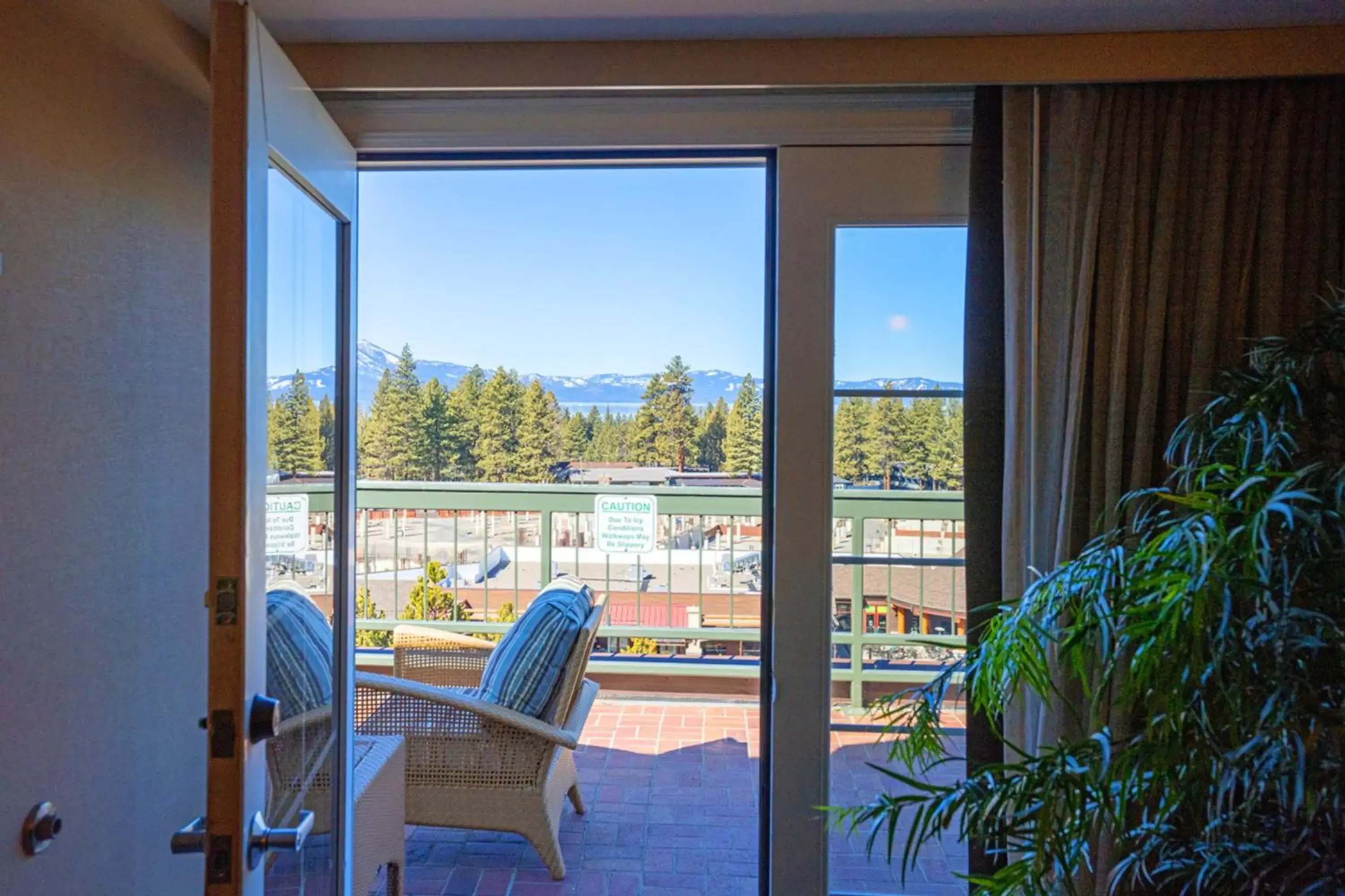 Balcony/Terrace in Lake Tahoe Resort Hotel