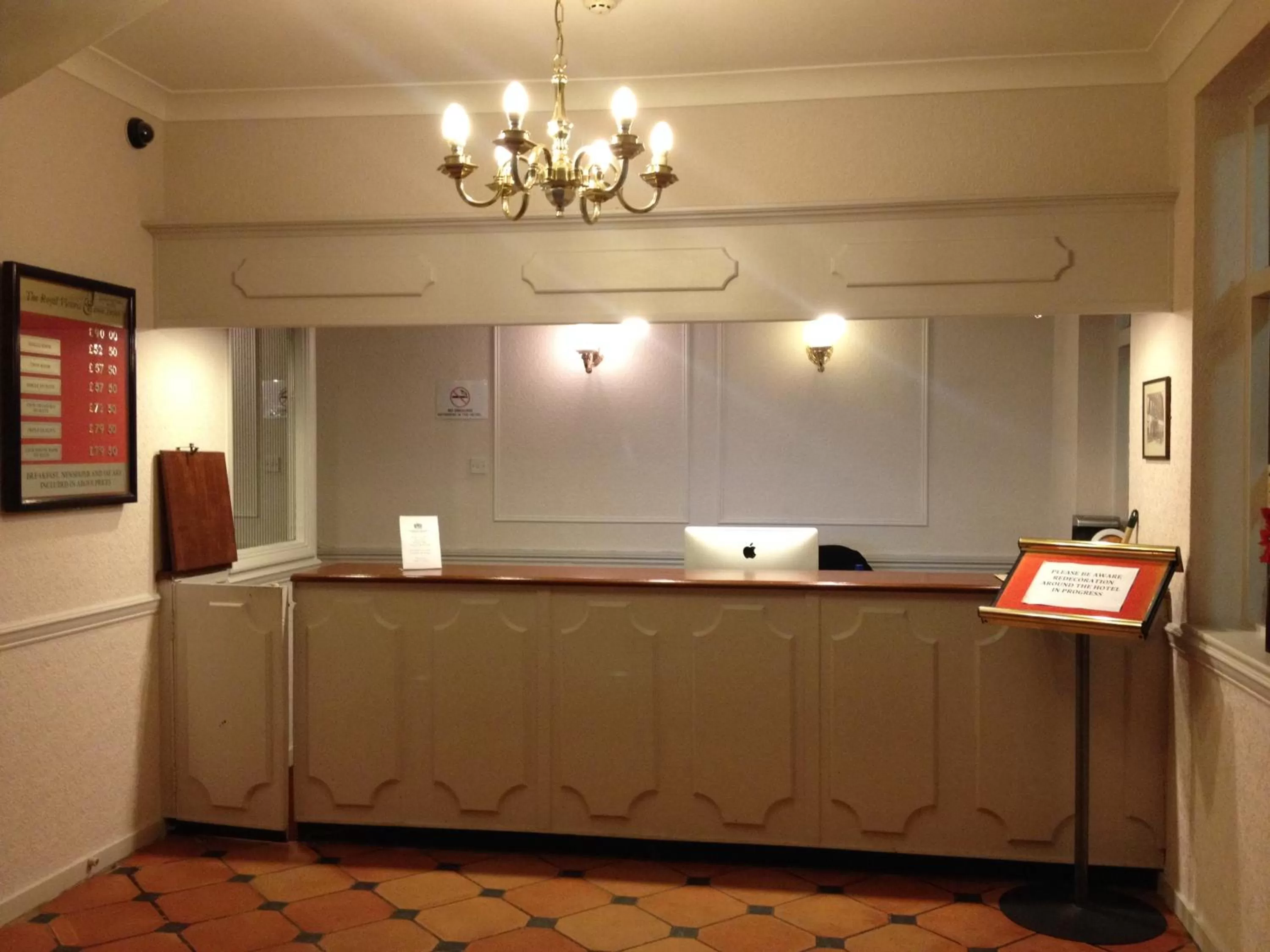Lobby or reception in The Royal Victoria & Bull Hotel