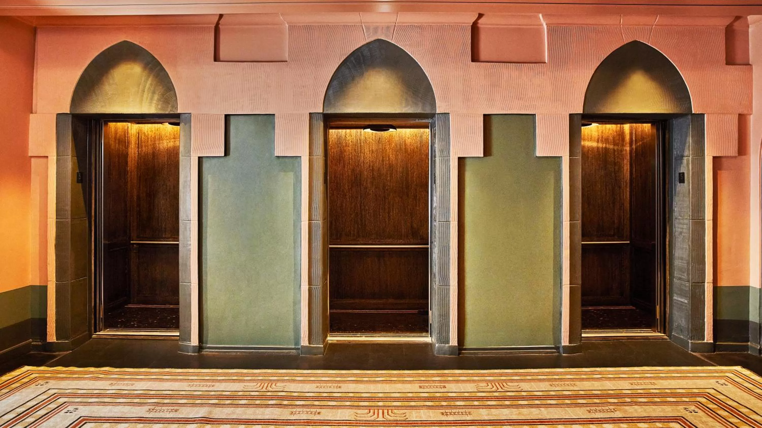 elevator in Downtown Los Angeles Proper Hotel, a Member of Design Hotels