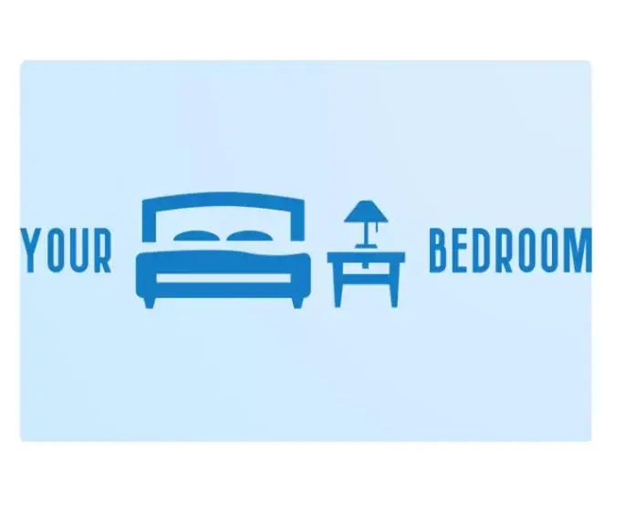 Property logo or sign in your bedroom