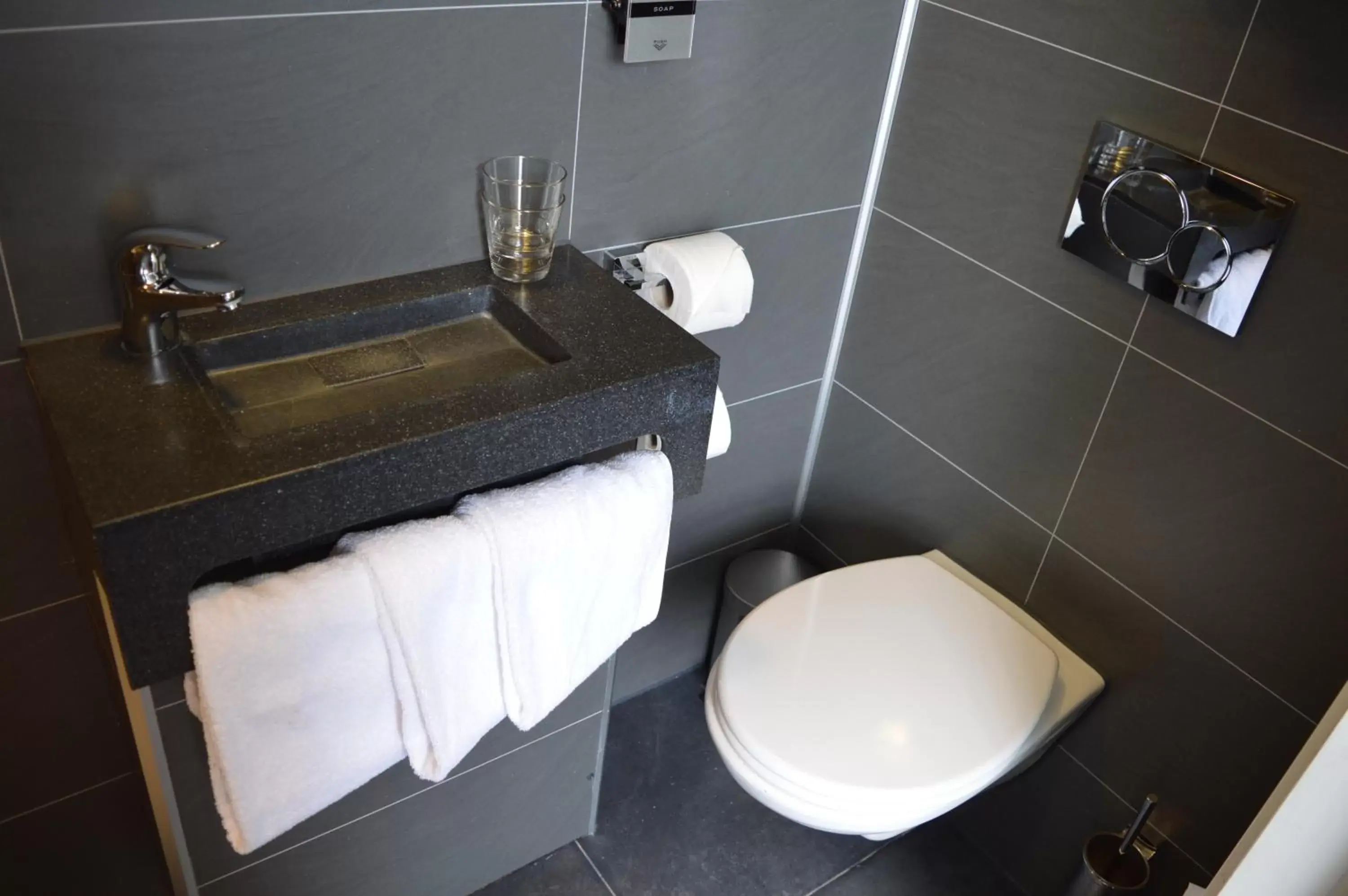 Toilet, Bathroom in Hotel Library Amsterdam