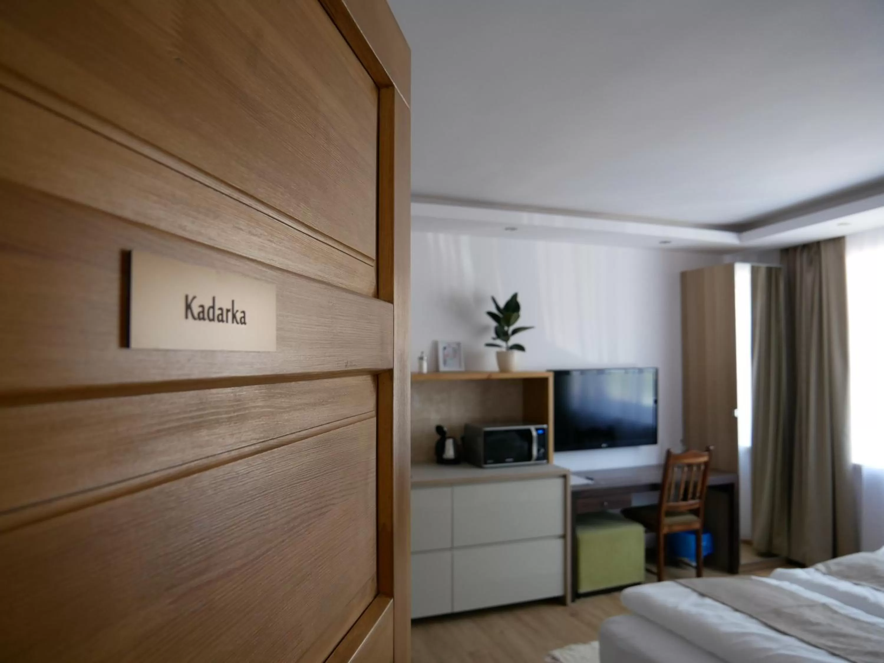 Bed in Egria Apartments