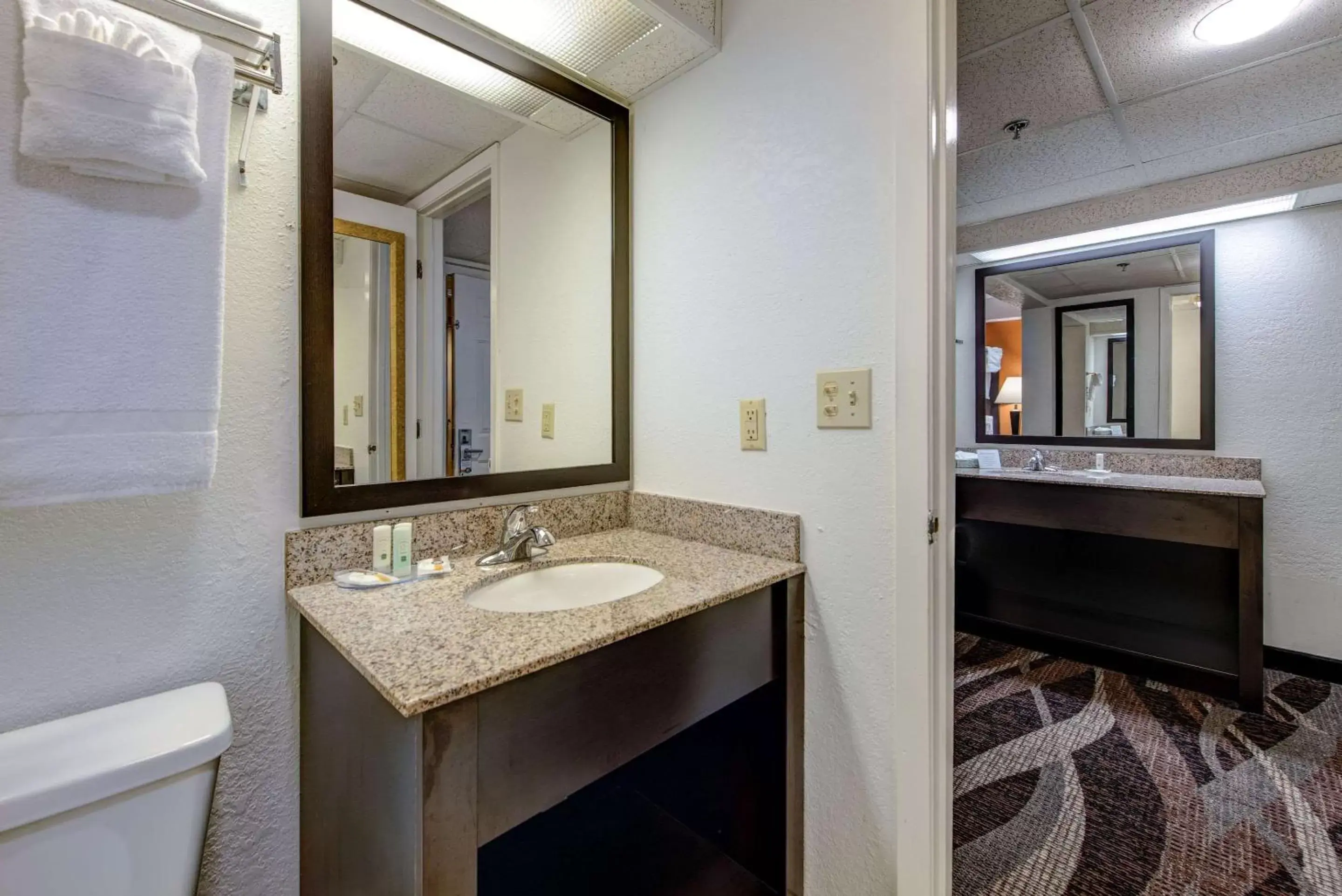 Bathroom in Quality Inn Creekside - Downtown Gatlinburg