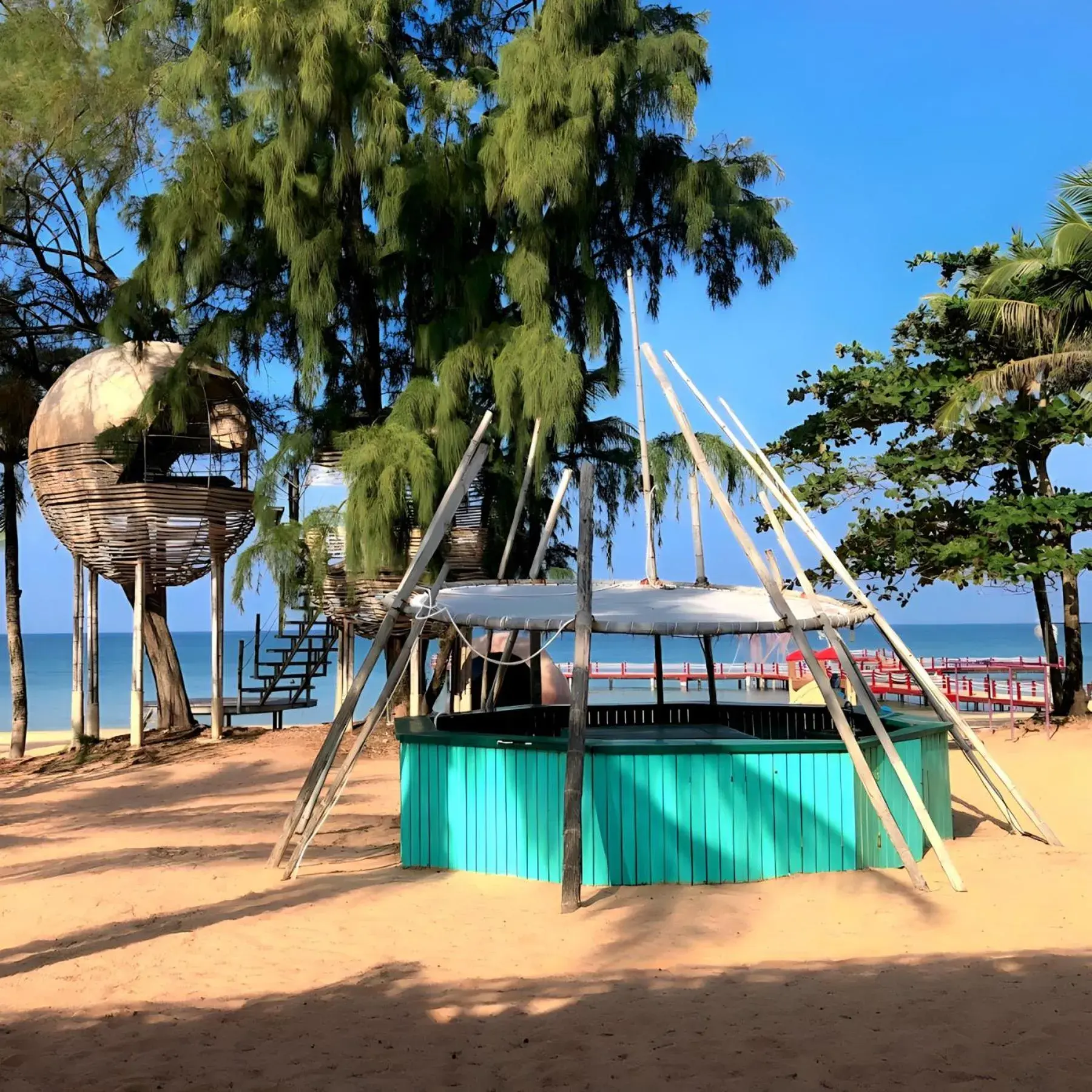 Children play ground, Children's Play Area in Sunset Sanato Resort & Villas