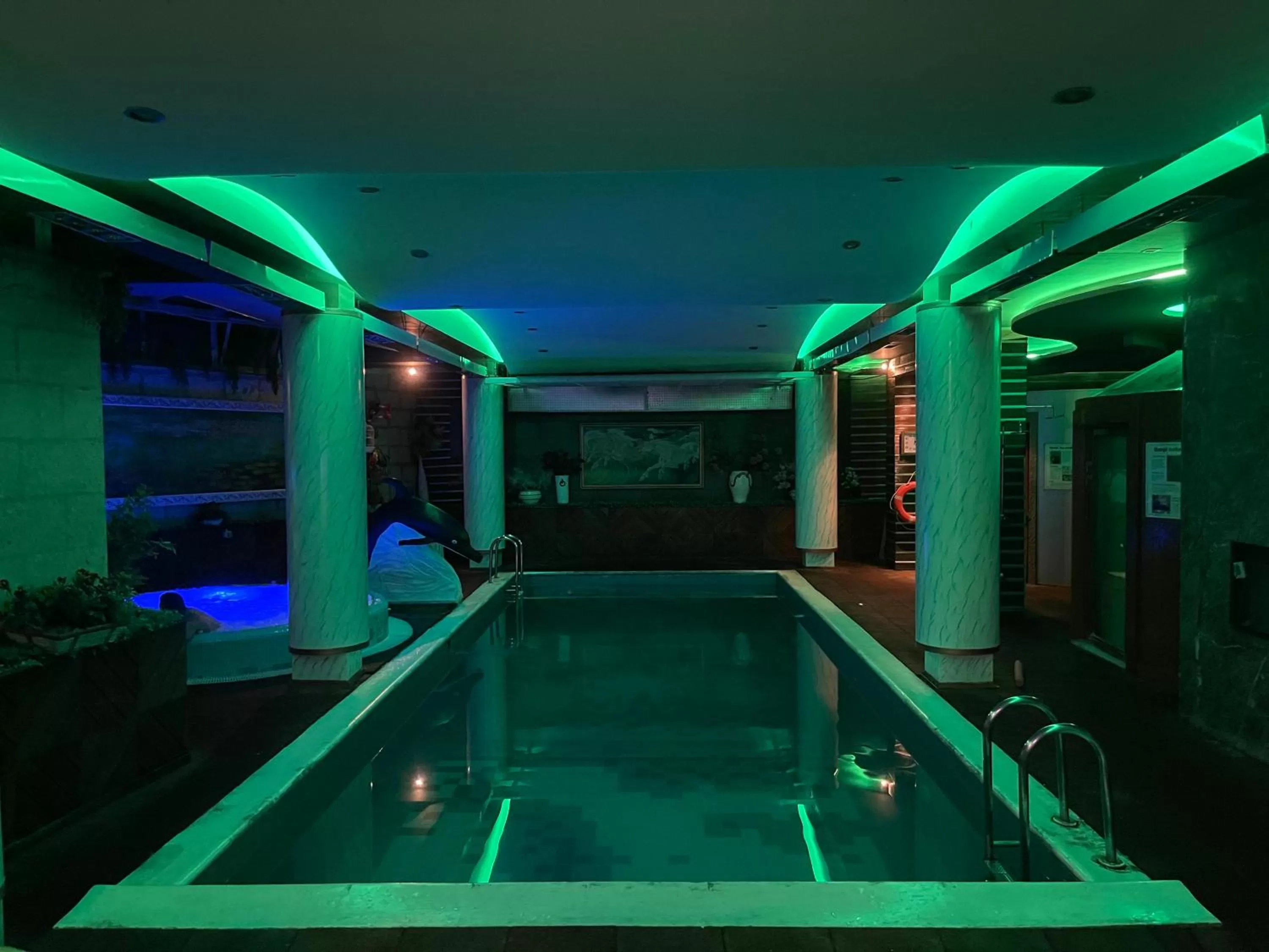 Hot Tub in Hotel Rosa Blu