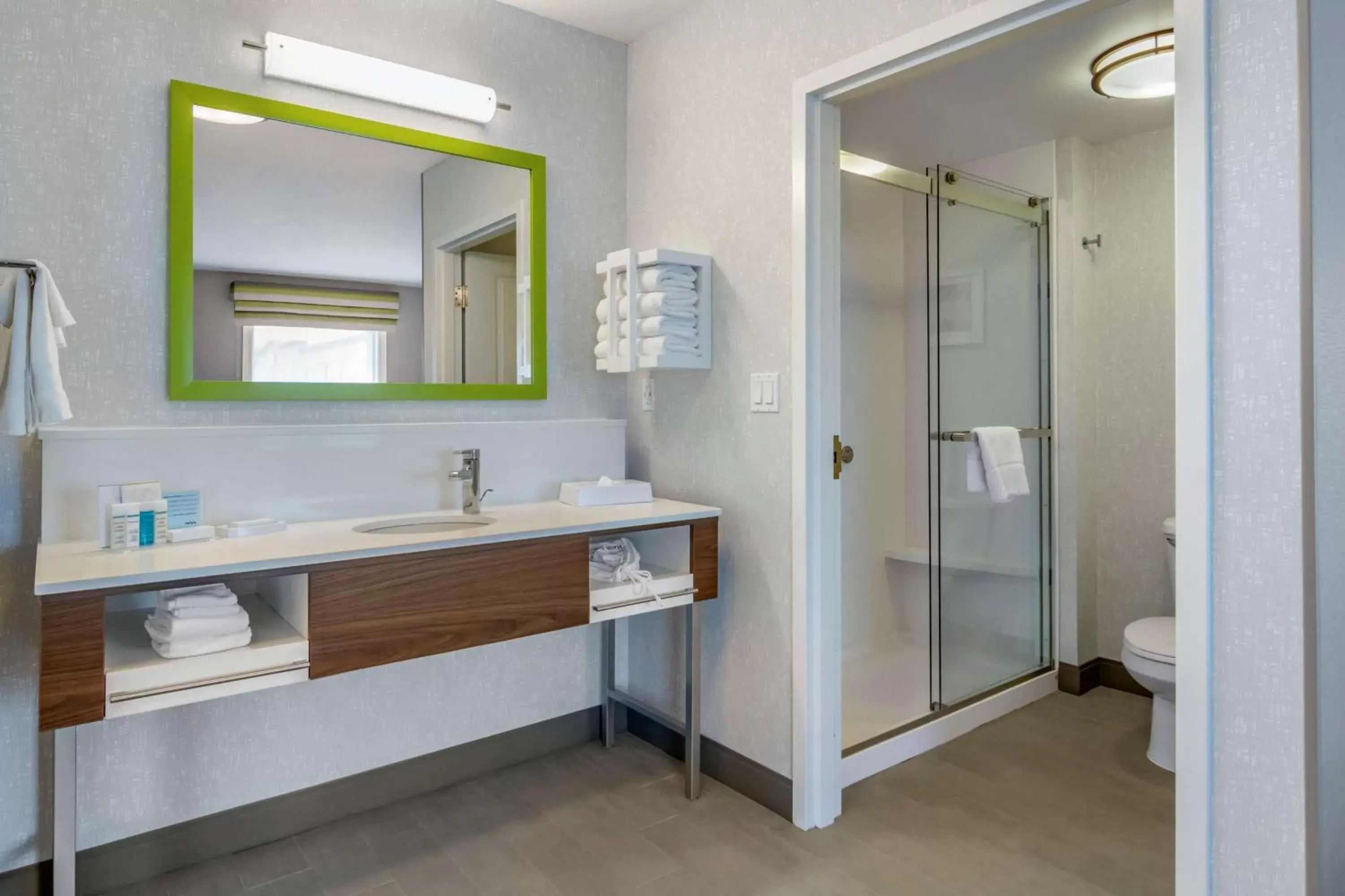 Bathroom in Hampton Inn & Suites Edmonton/West