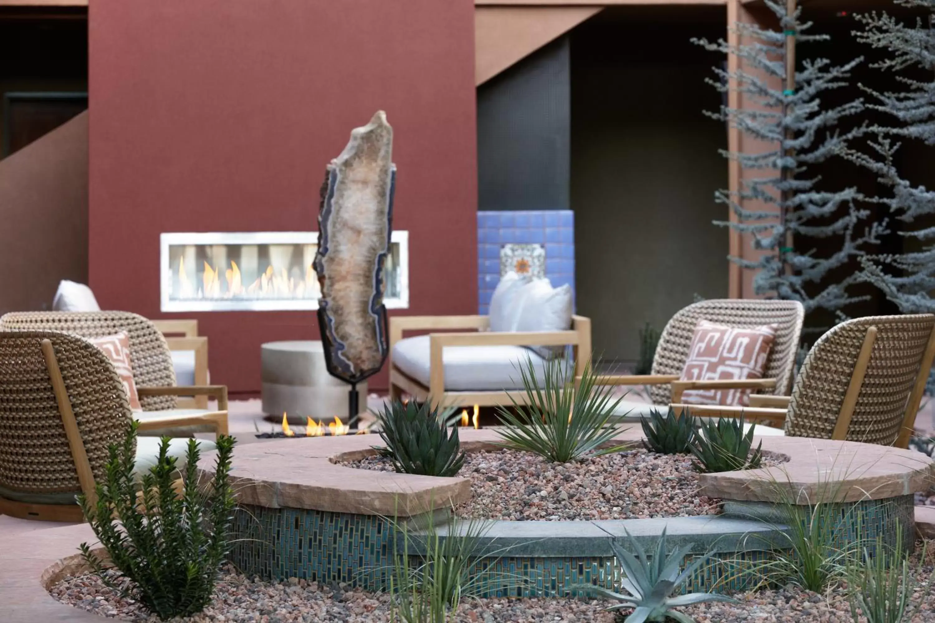 Inner courtyard view in The Wilde Resort and Spa