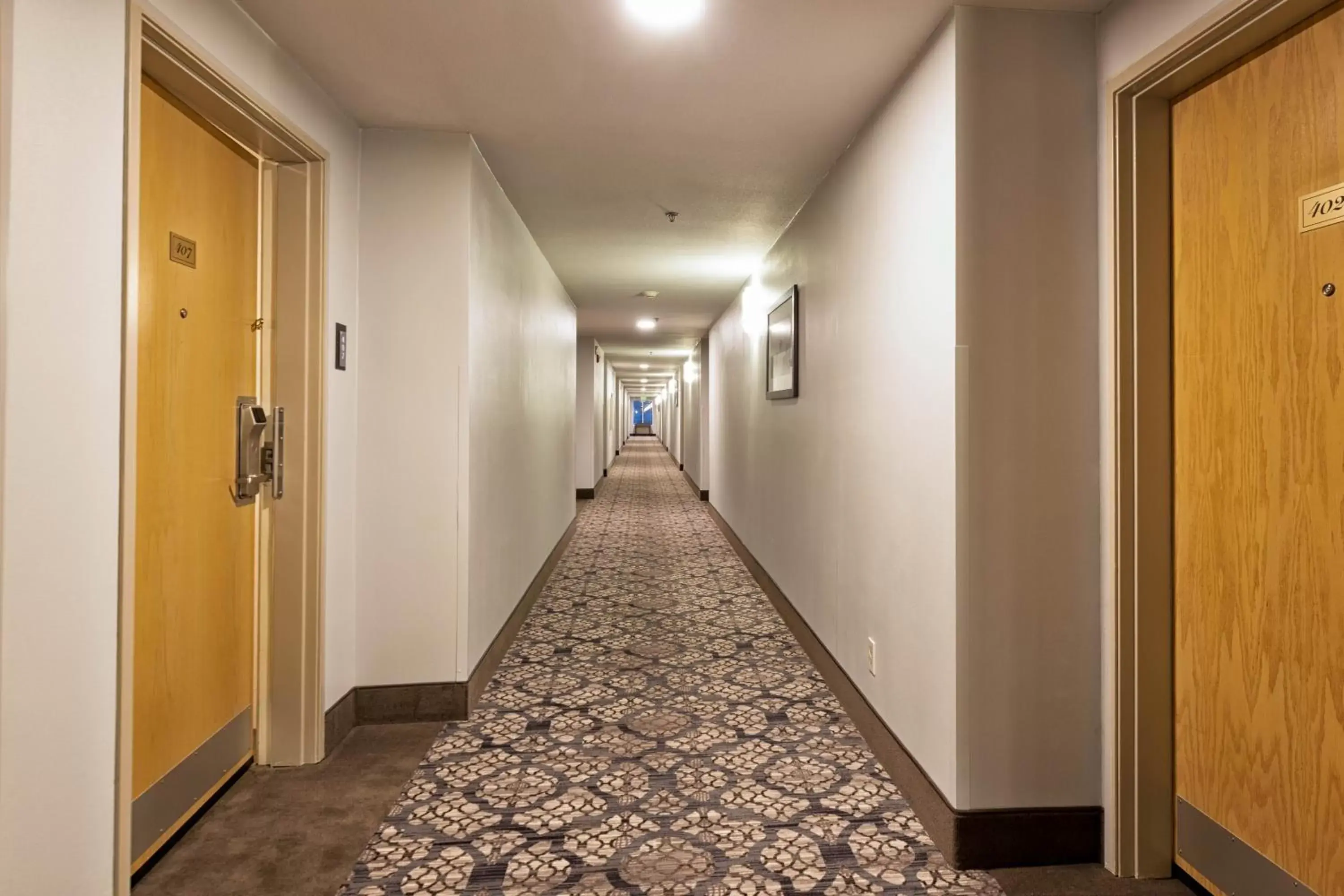 Property building in SureStay Plus Hotel by Best Western SeaTac Airport