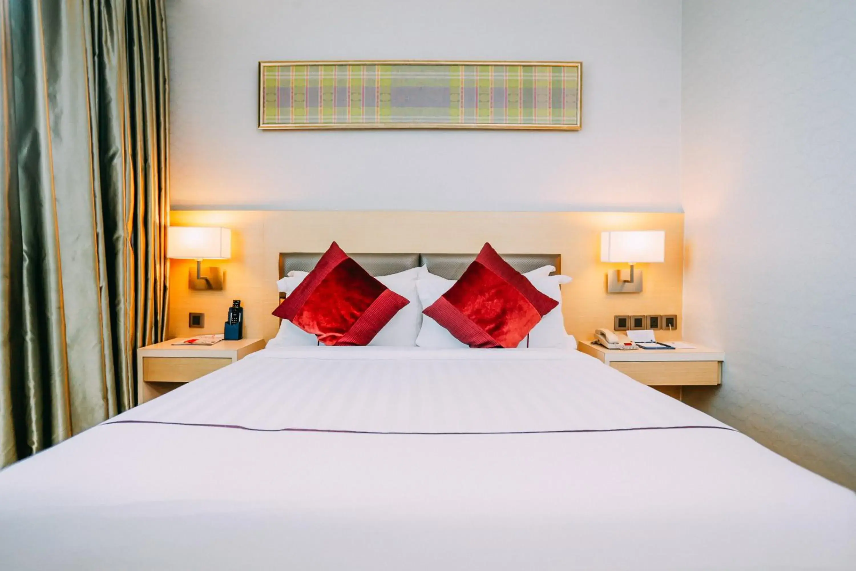 Bed in Hotel Granada Johor Bahru