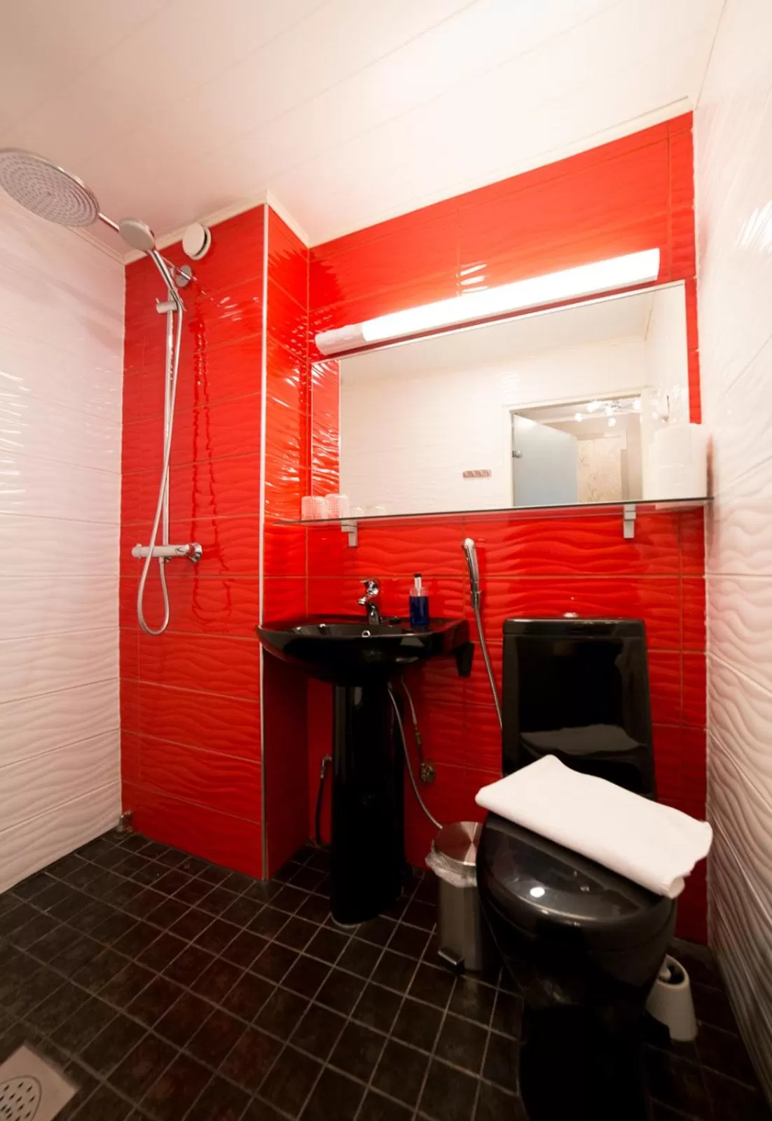 Shower in Hotelli Olof