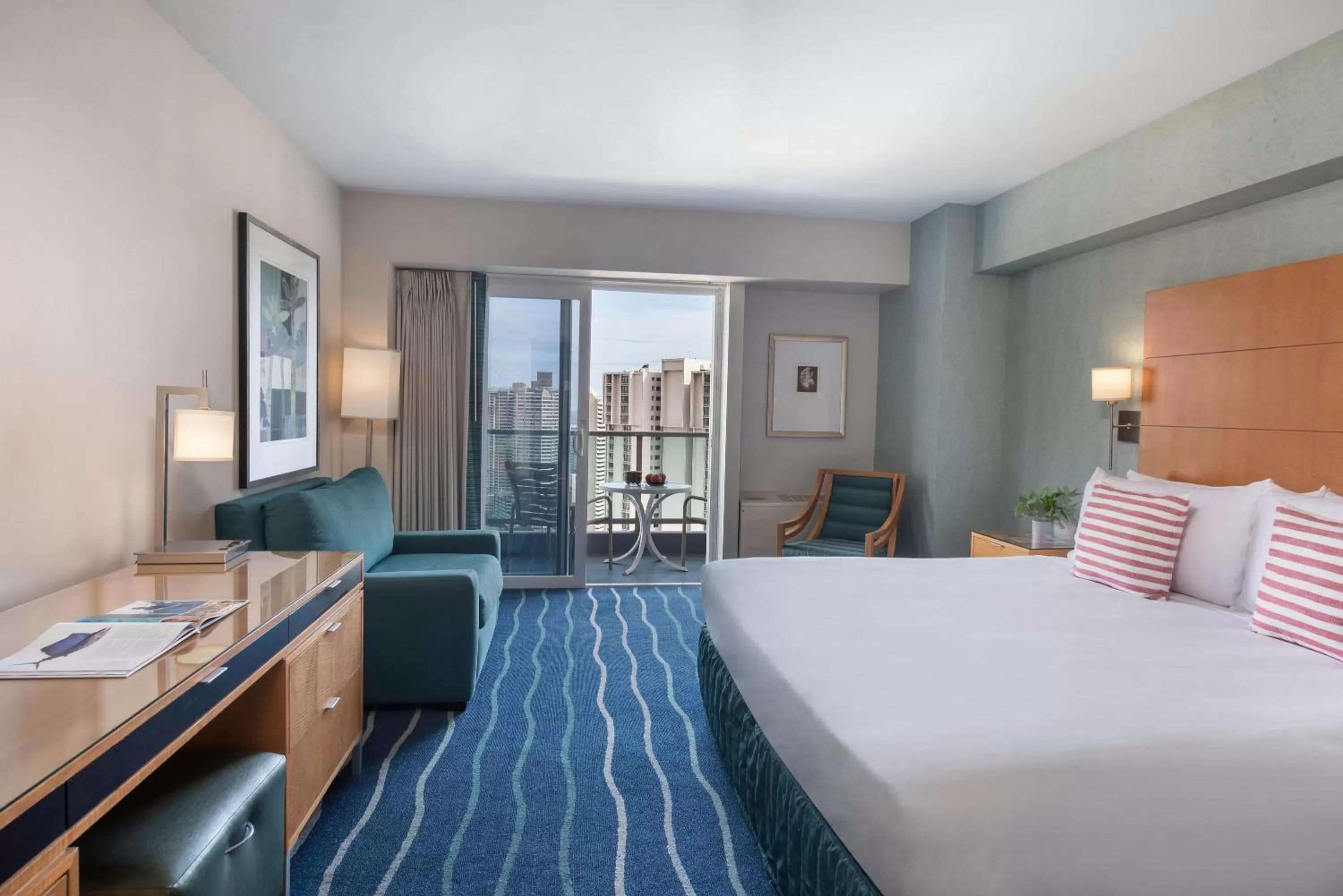 Bed in Ala Moana Honolulu by Mantra