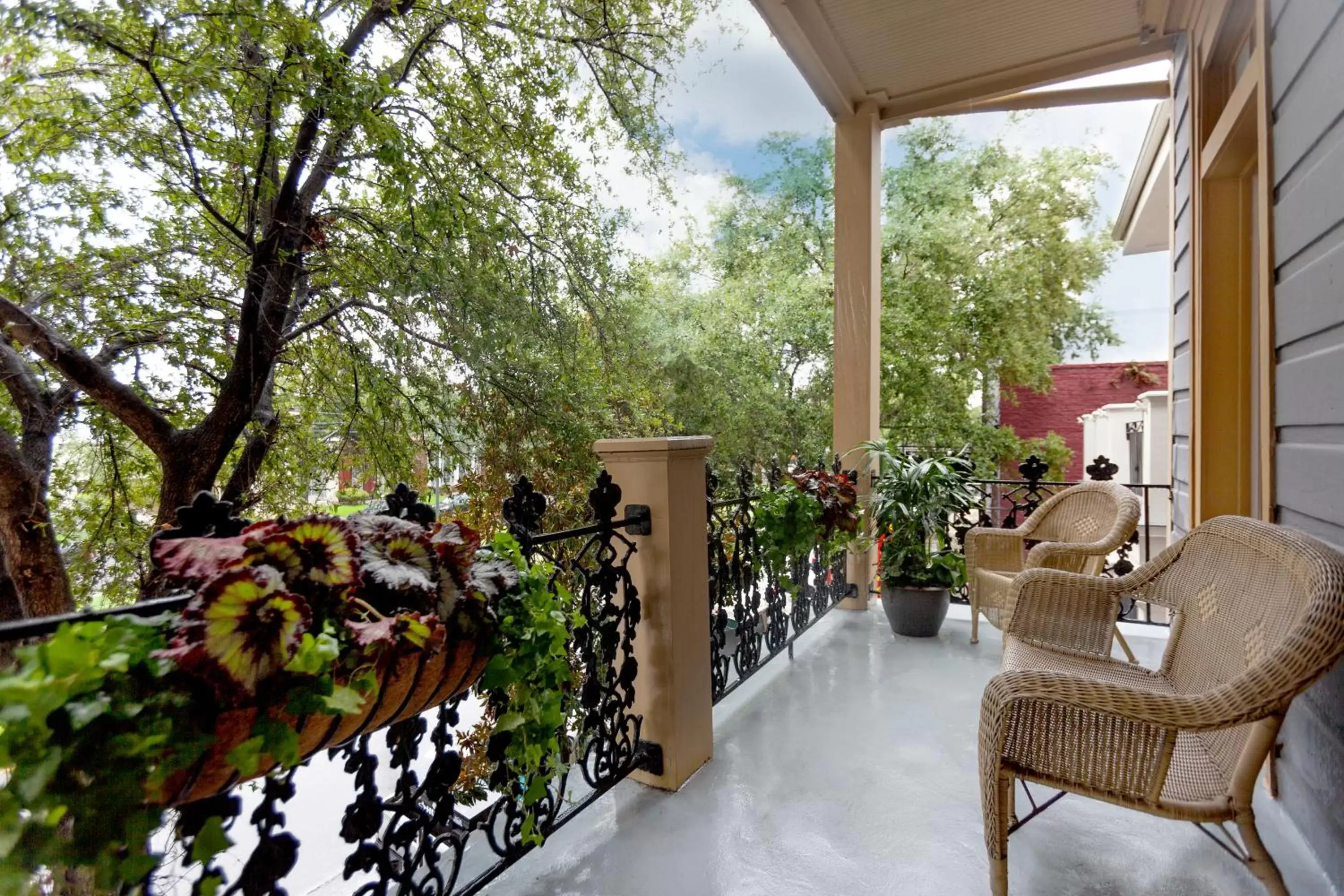 Balcony/Terrace in Historic Streetcar Inn