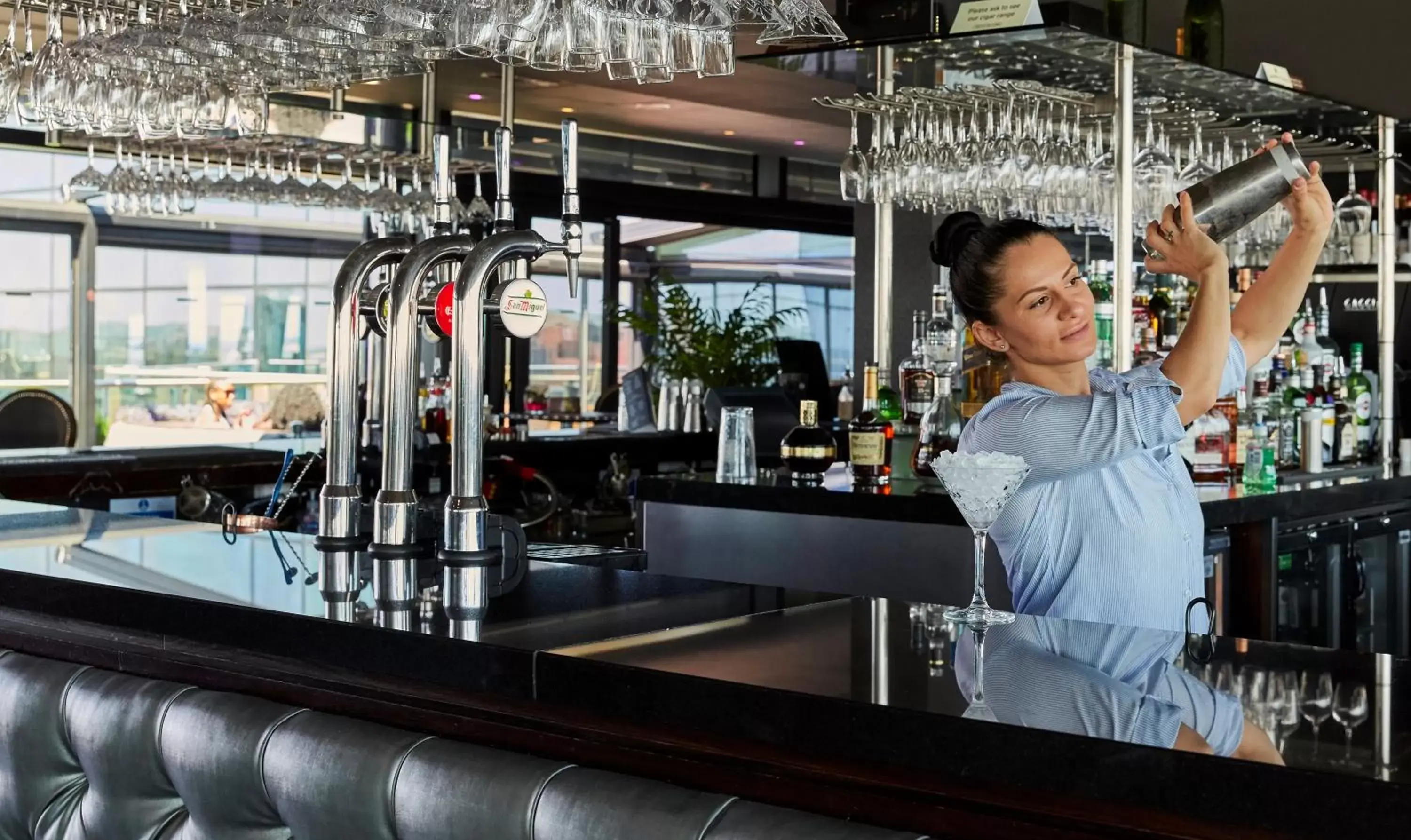 Lounge or bar in The Cube Hotel Birmingham Lounge or bar in The Cube Hotel Birmingham