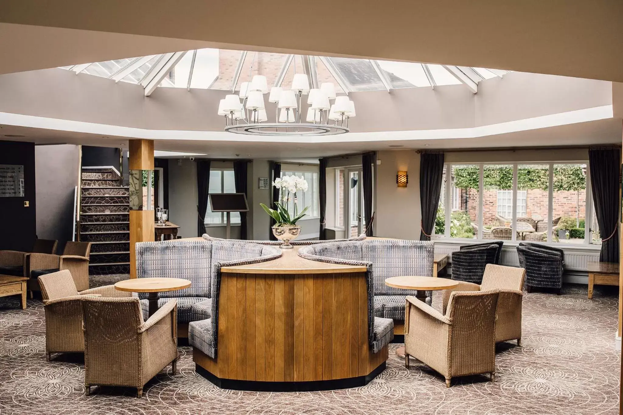 Lobby or reception, Lounge/Bar in Manor House Hotel & Spa, Alsager