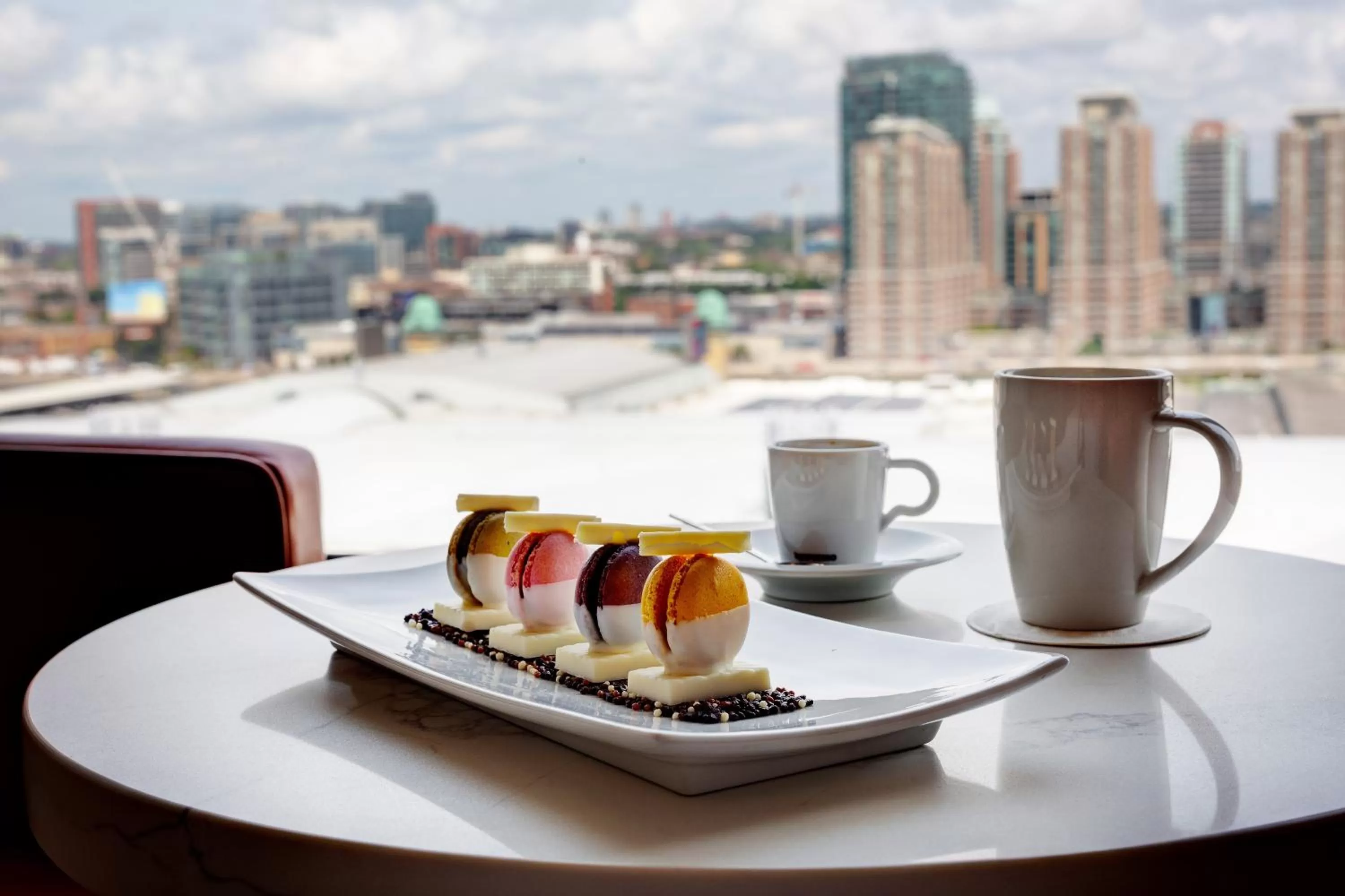 Food and drinks in Hotel X Toronto, a Destination by Hyatt Hotel