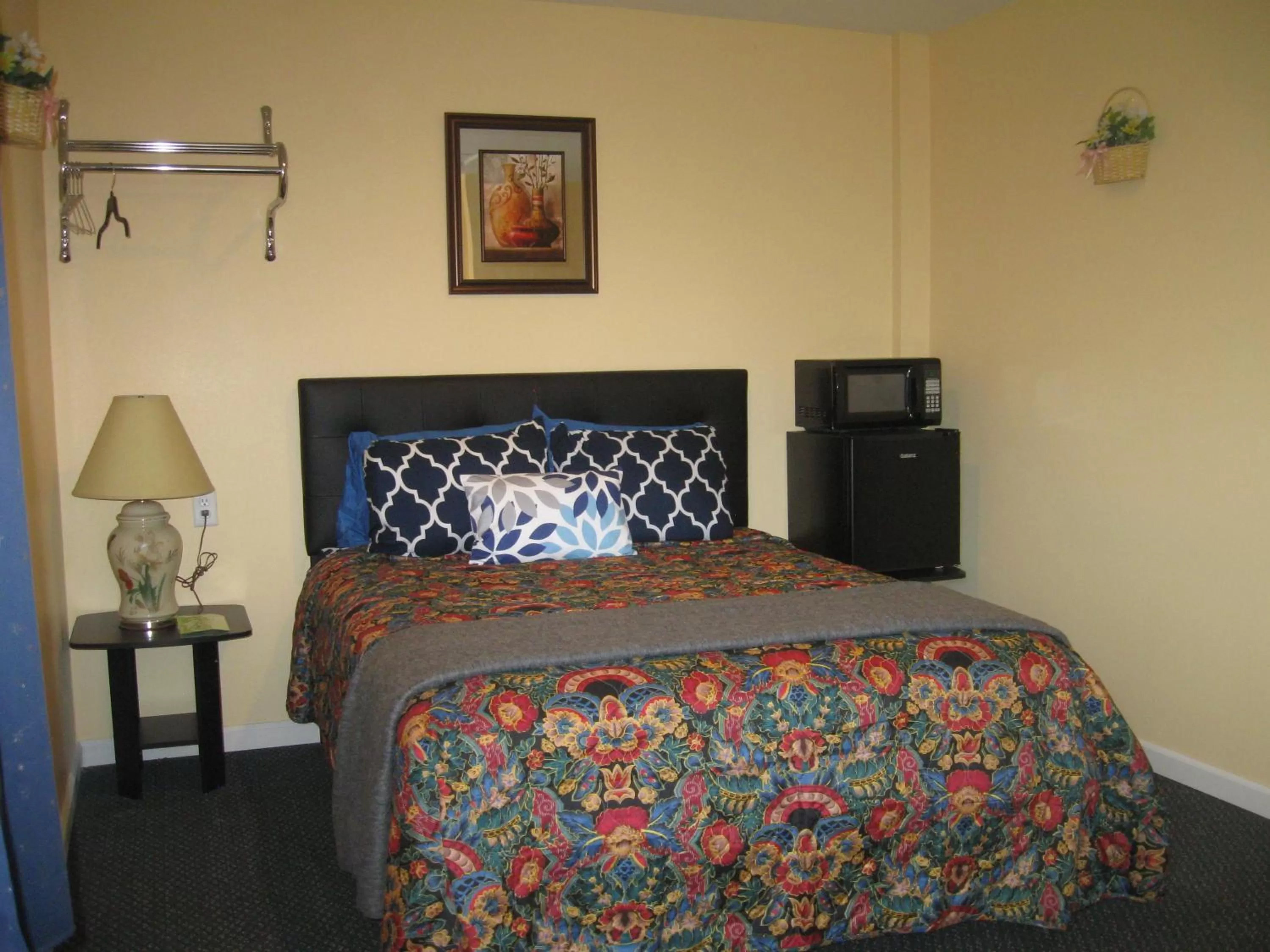 Bed in Western Motel