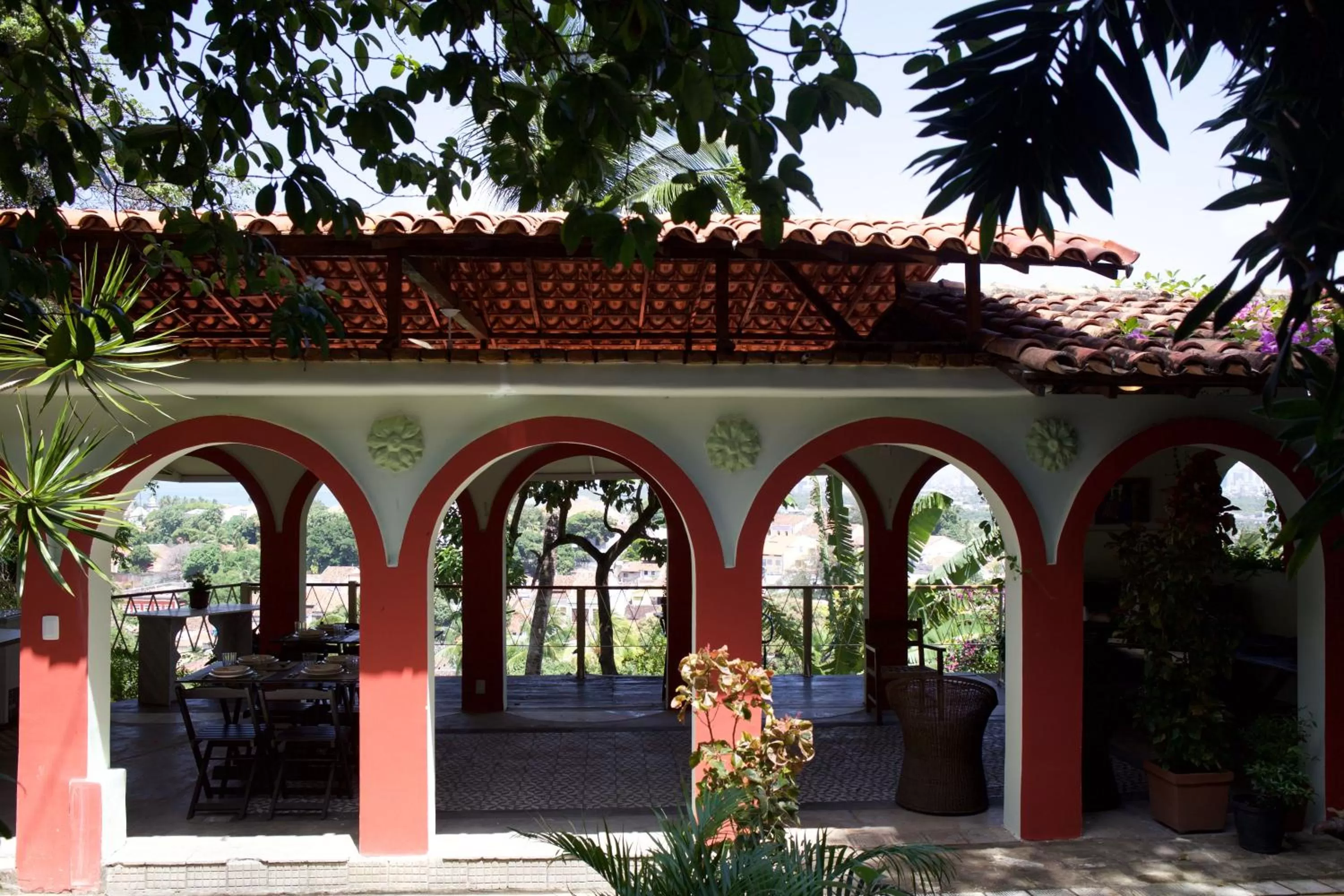 Balcony/Terrace in Pousada Irradiante