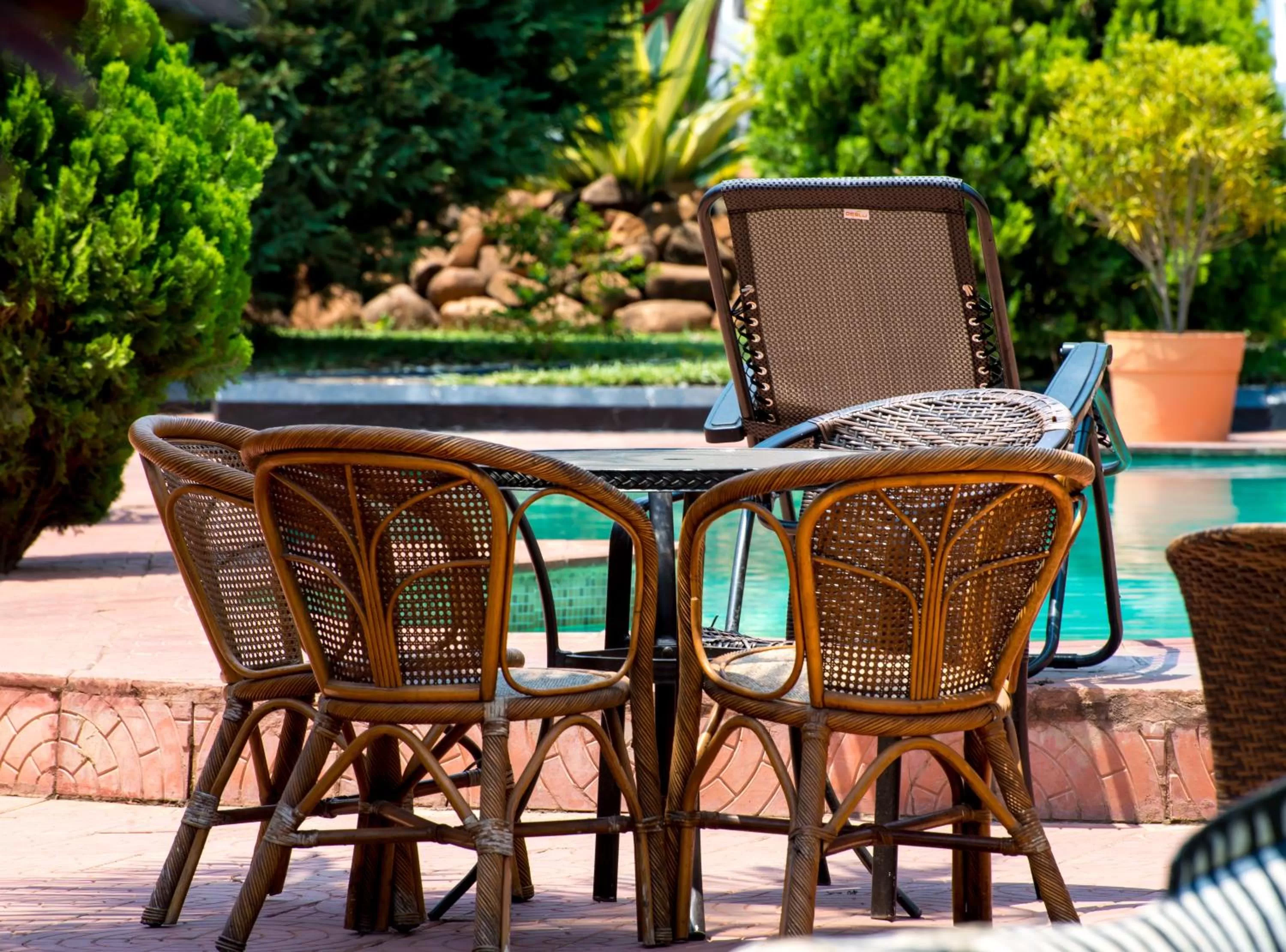 Swimming pool in Mika Hotel Kabulonga